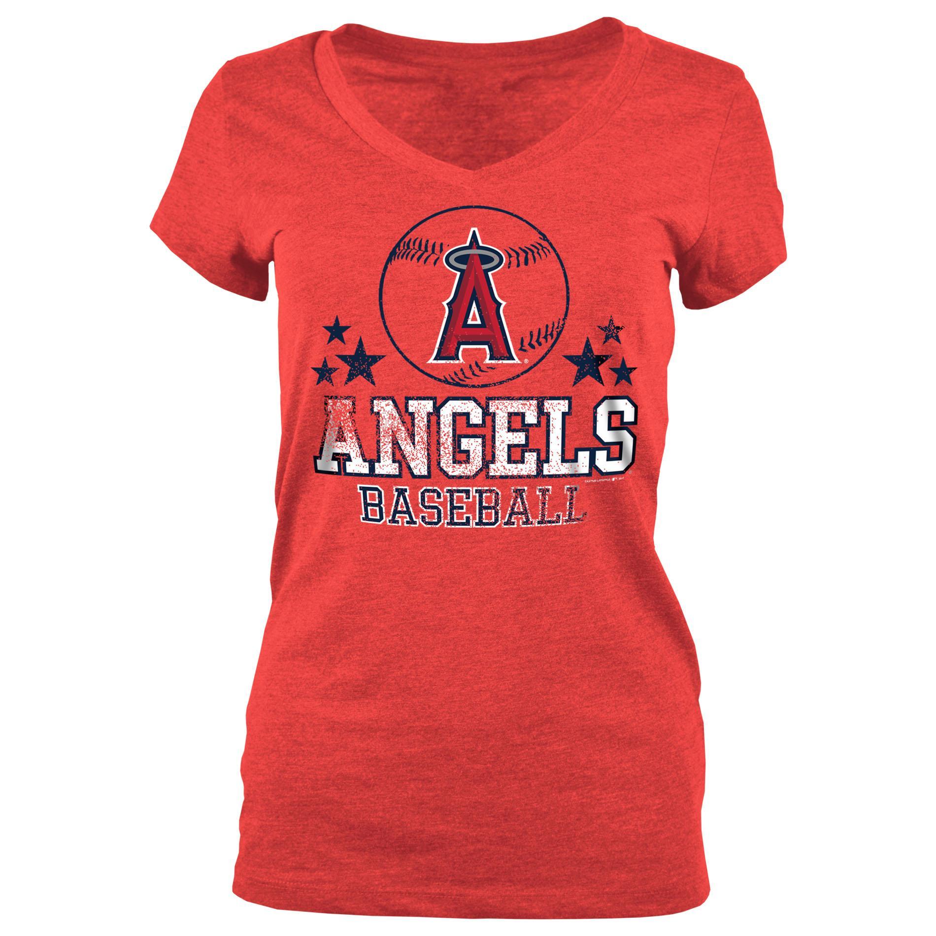 women's anaheim angels shirts