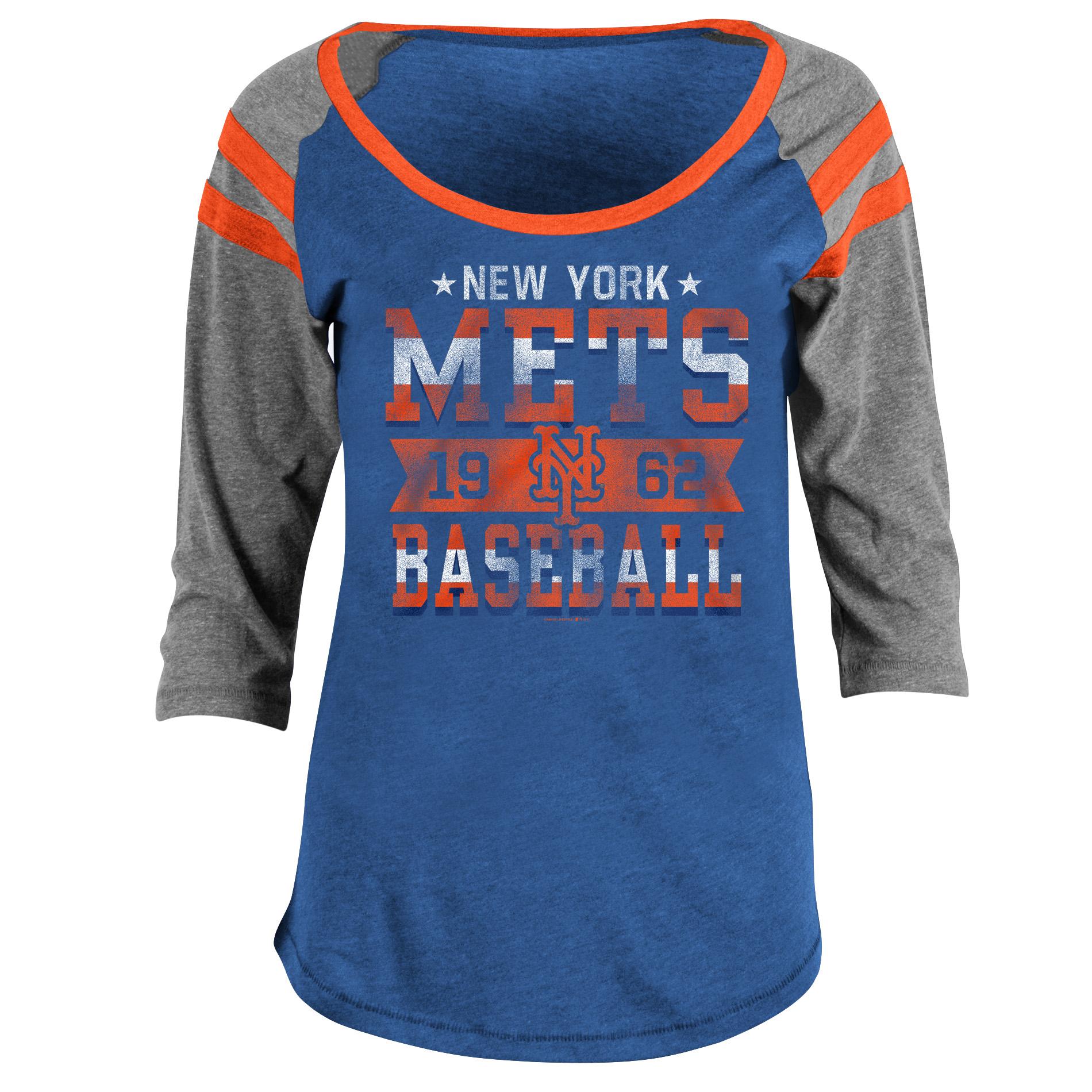 MLB Women's Graphic T-Shirt - New York Mets