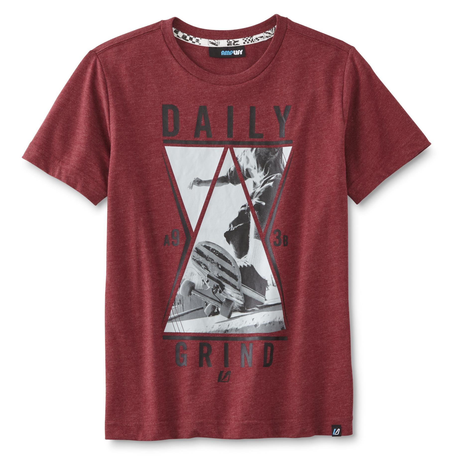 Amplify Boys' Graphic T-Shirt - Daily Grind Skateboarder