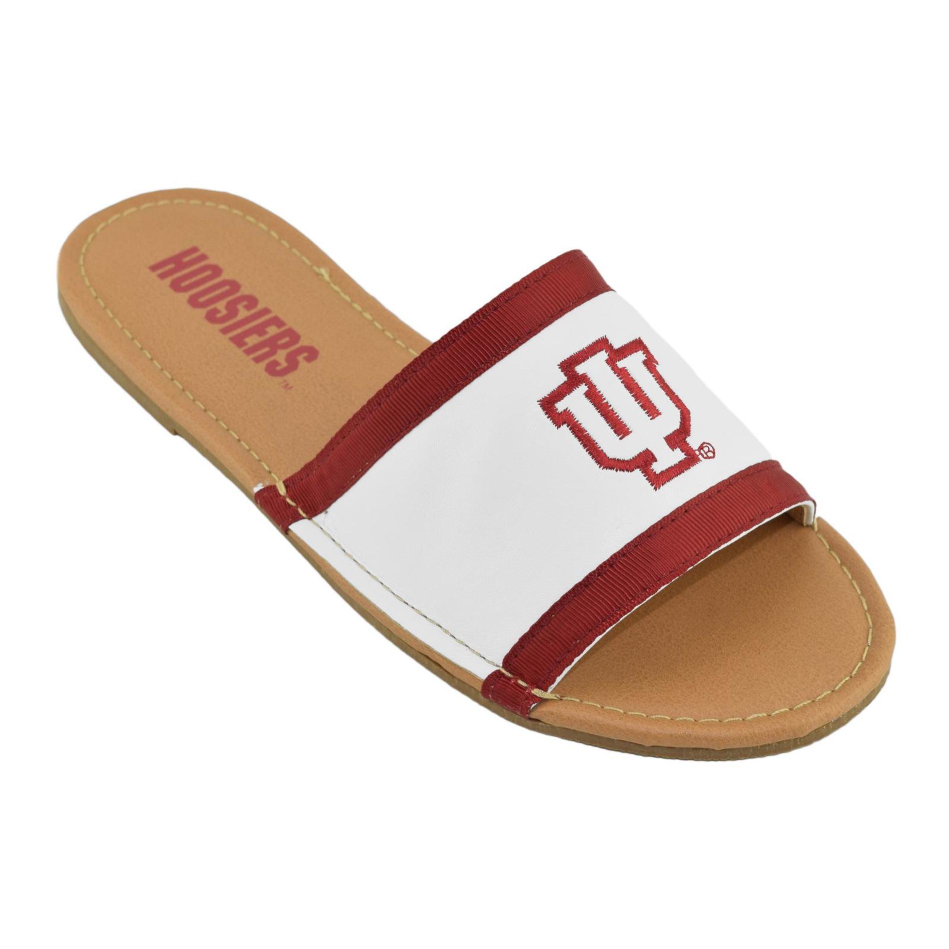 NCAA Women's Slide Sandal - Indiana University Hoosiers