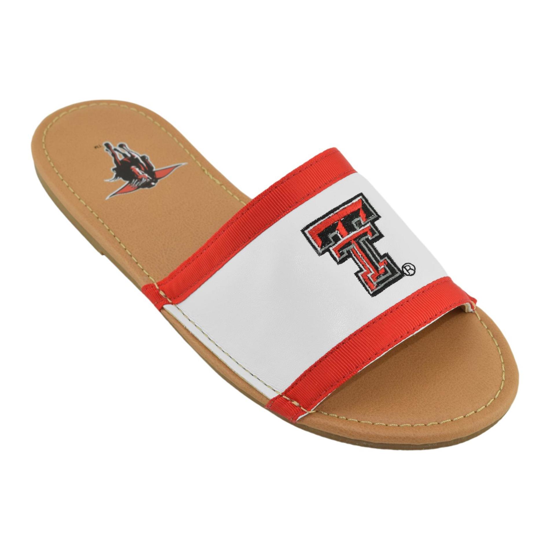 Ncaa Women's Slide Sandal - Texas Tech Red Raiders, 11 Ncaa Women's Slide Sandal - Texas Tech Red Raiders, 11
