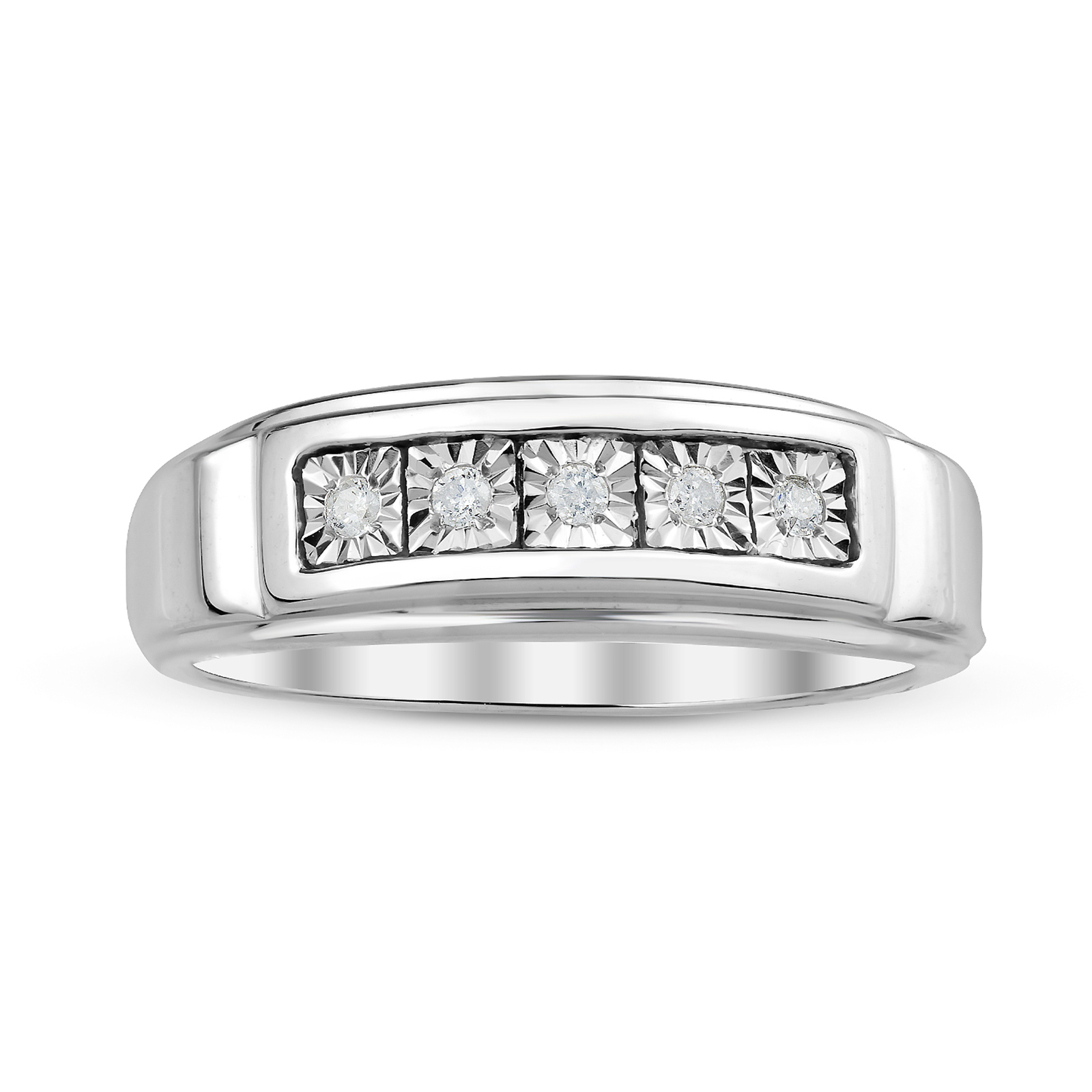 .12 cttw Diamond 5 Stone Ring
