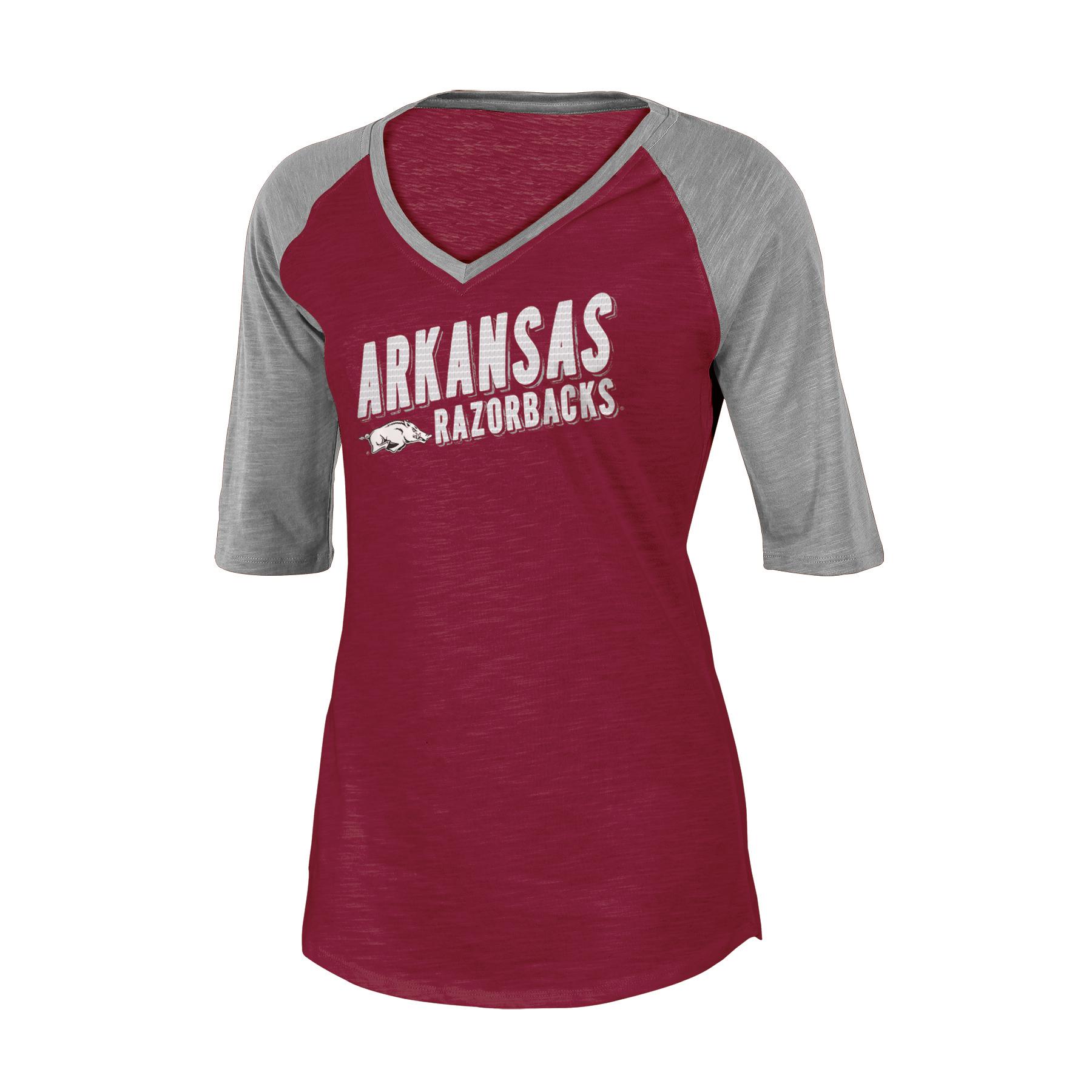 NCAA Women's V-Neck Tunic - Arkansas Razorbacks