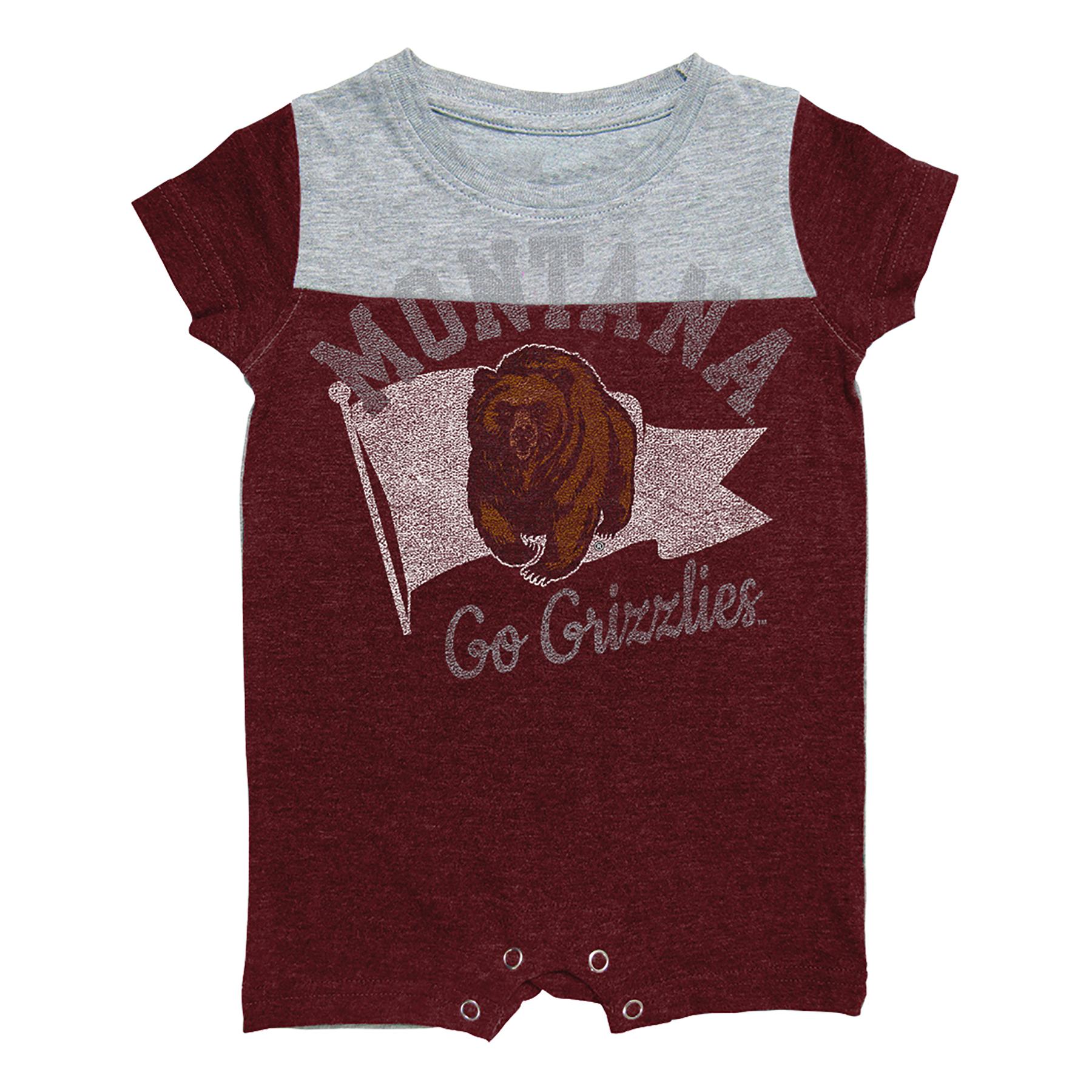 NCAA Newborn & Infant Boys' Romper - Montana Grizzlies
