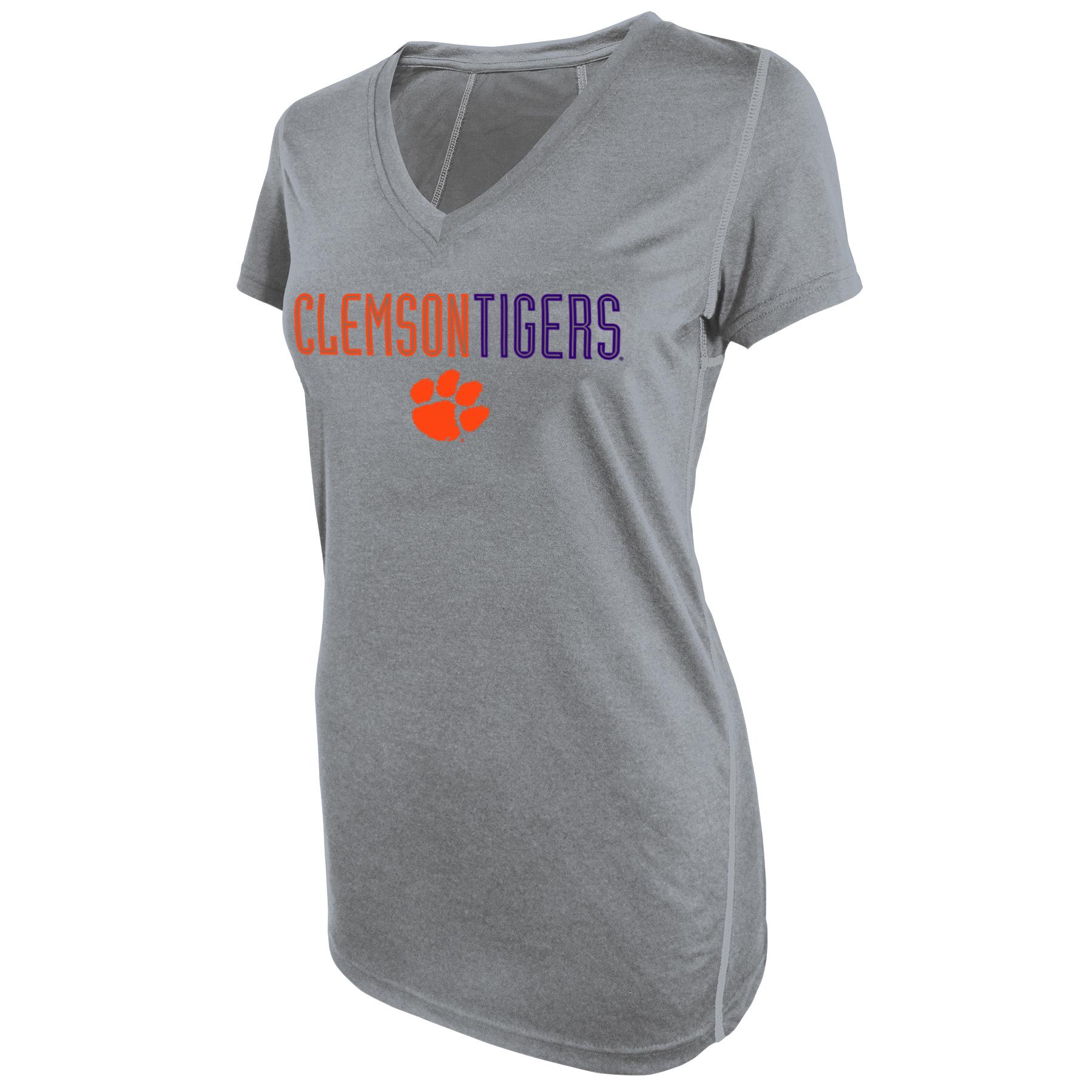 NCAA Women's V-Neck T-Shirt - Clemson Tigers