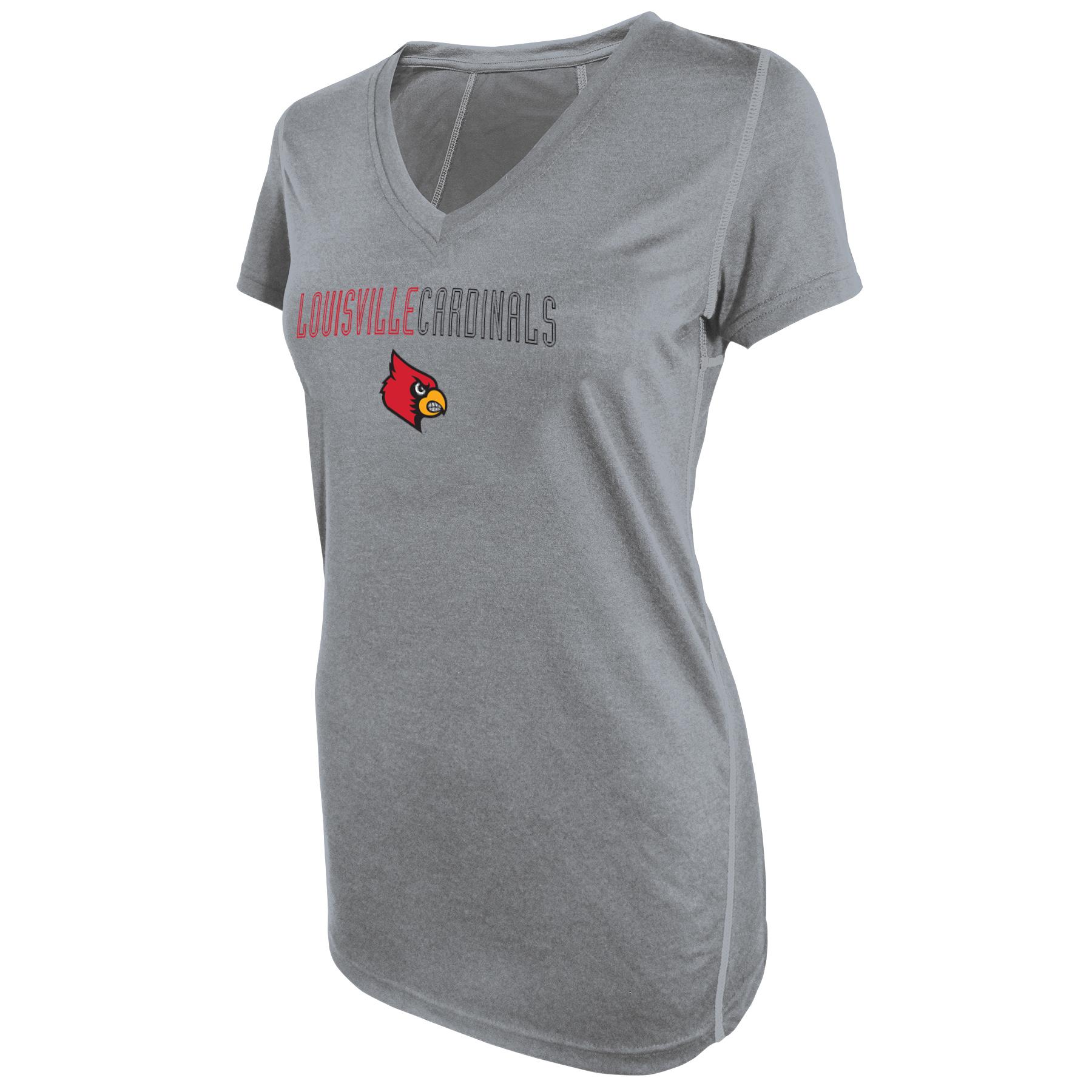 NCAA Women's V-Neck T-Shirt - Louisville Cardinals