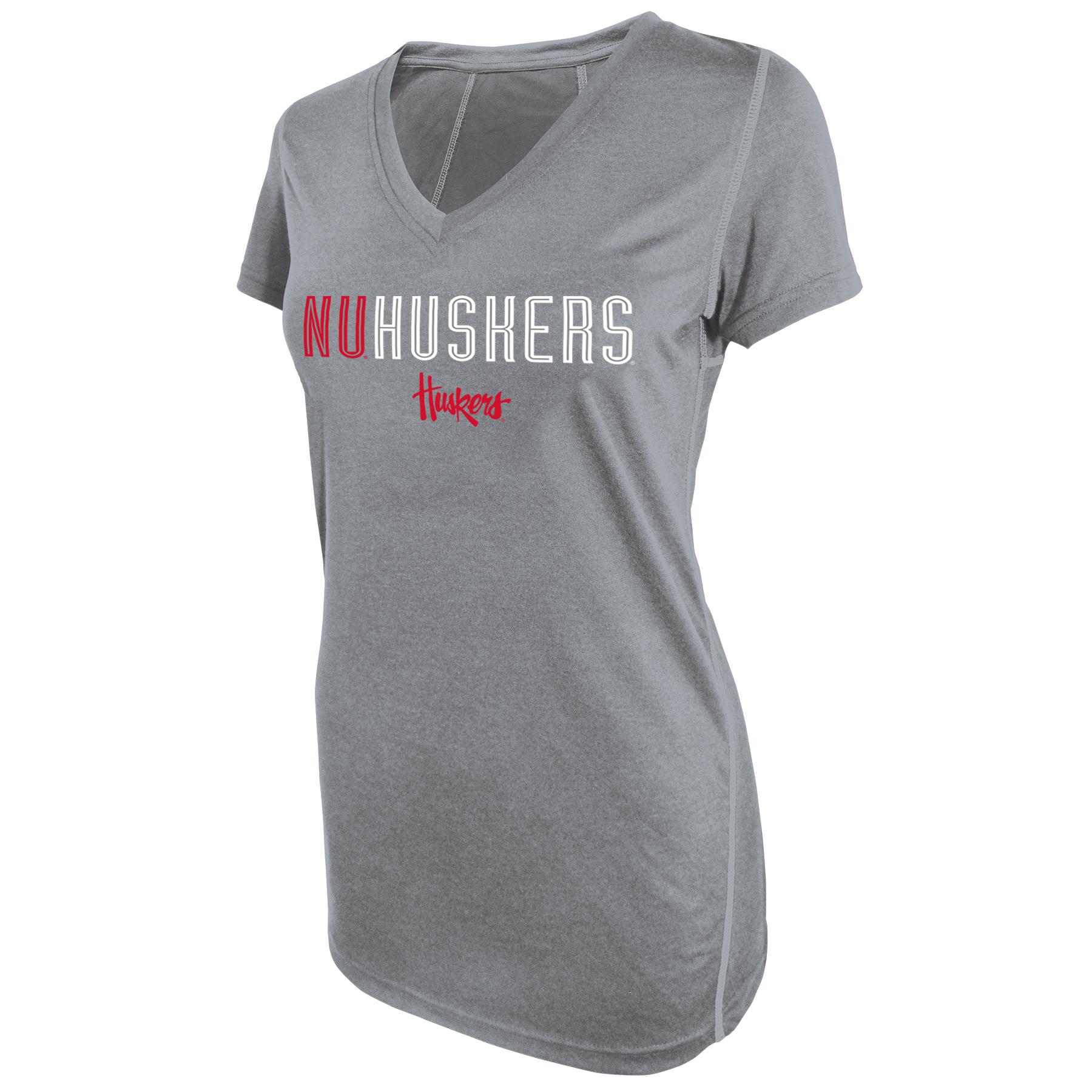 NCAA Women's V-Neck T-Shirt - Nebraska Cornhuskers