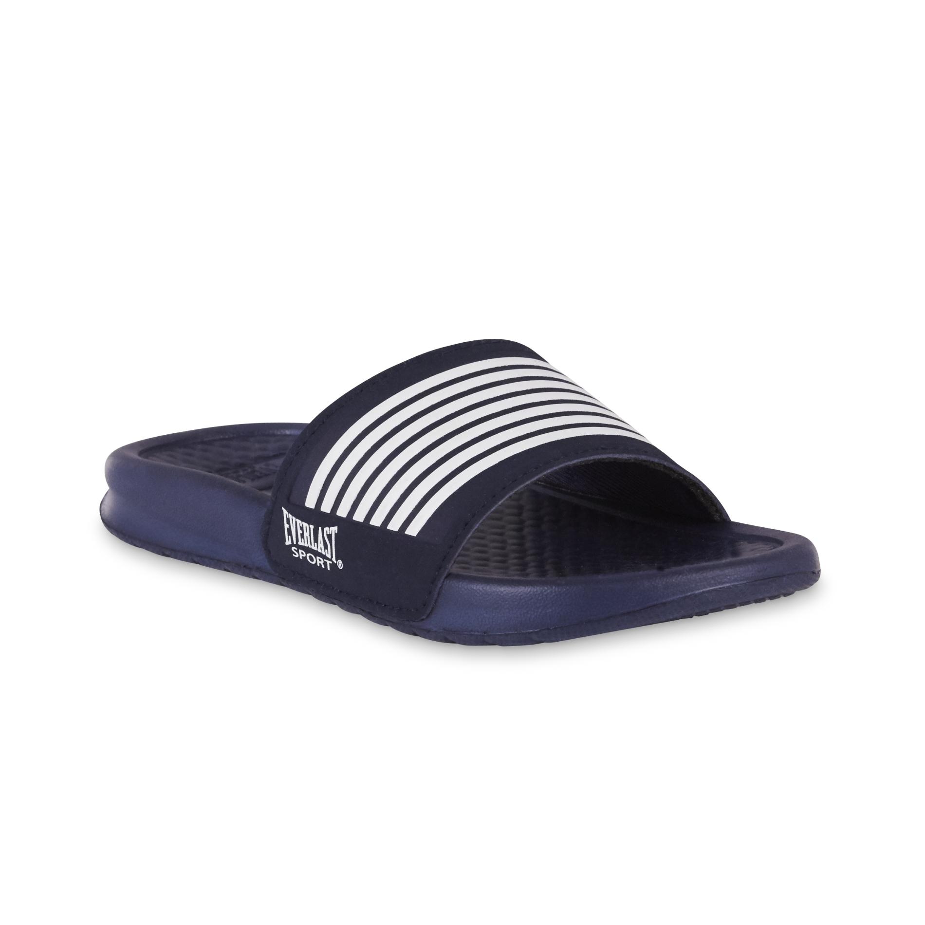 Everlast Sport Boys' Hoop Athletic Slide Blue Sandal, XL - (Youth) Everlast Sport Boys' Hoop Athletic Slide Blue Sandal, XL - (Youth)