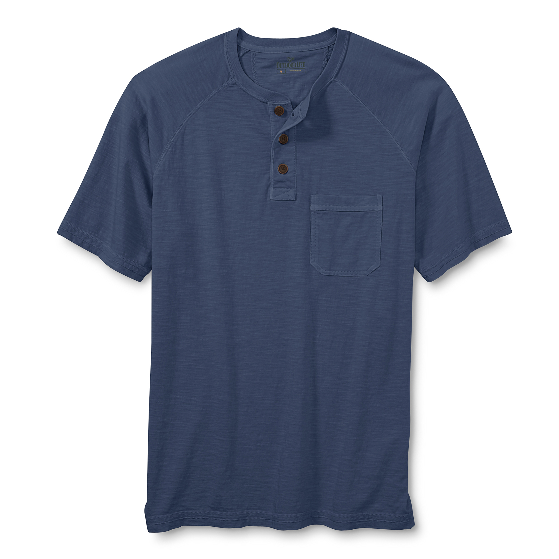 Outdoor Life Men's Short-Sleeve Henley Shirt - Sears