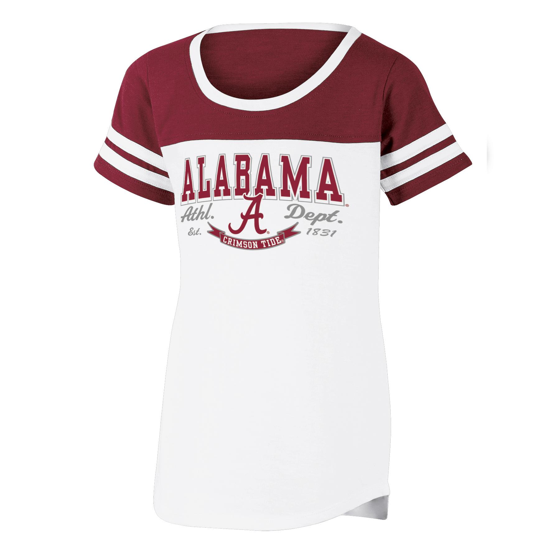 NCAA Girls' T-Shirt - Alabama Crimson Tide