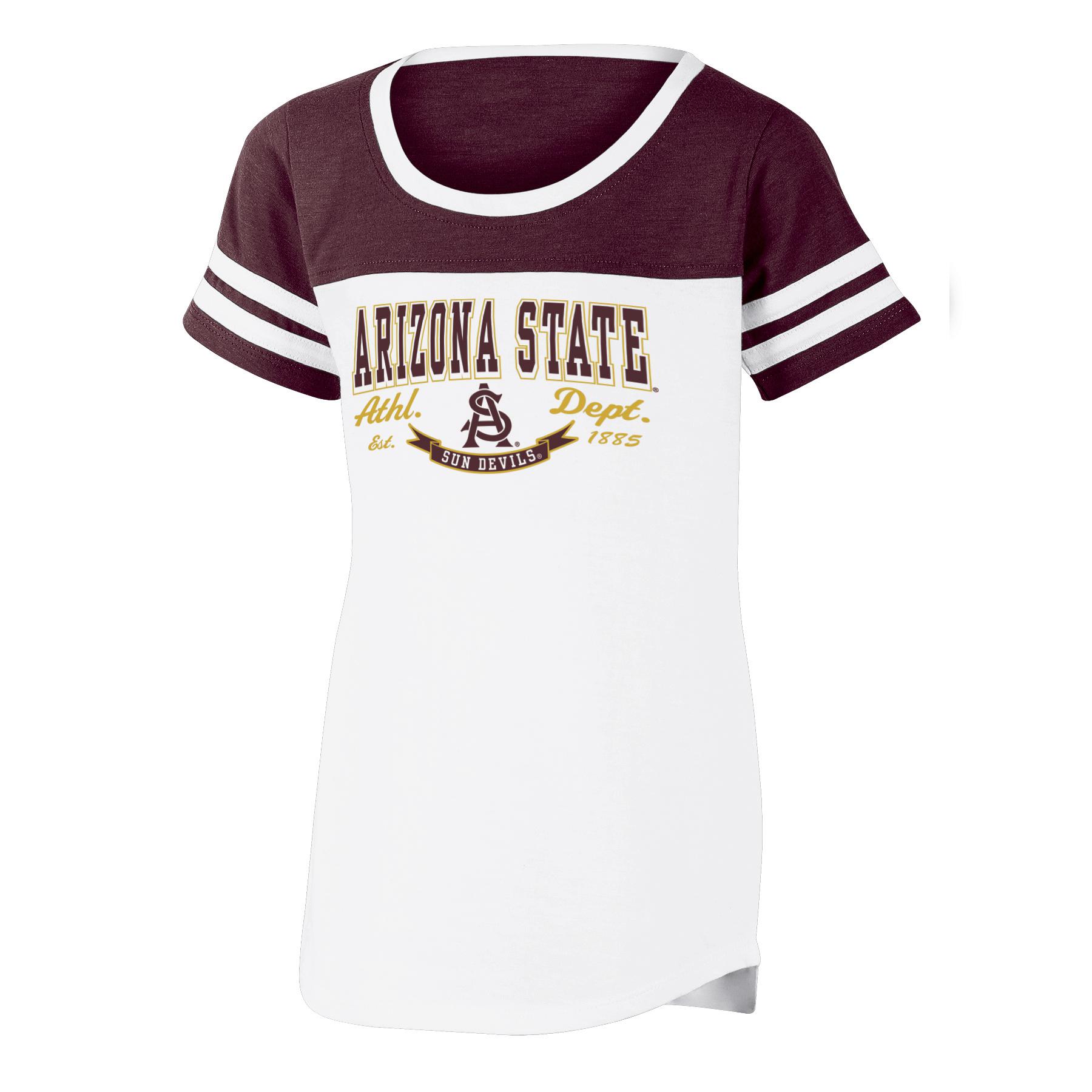 NCAA Girls' T-Shirt - Arizona State Sun Devils, Size: Medium NCAA Girls' T-Shirt - Arizona State Sun Devils, Size: Medium