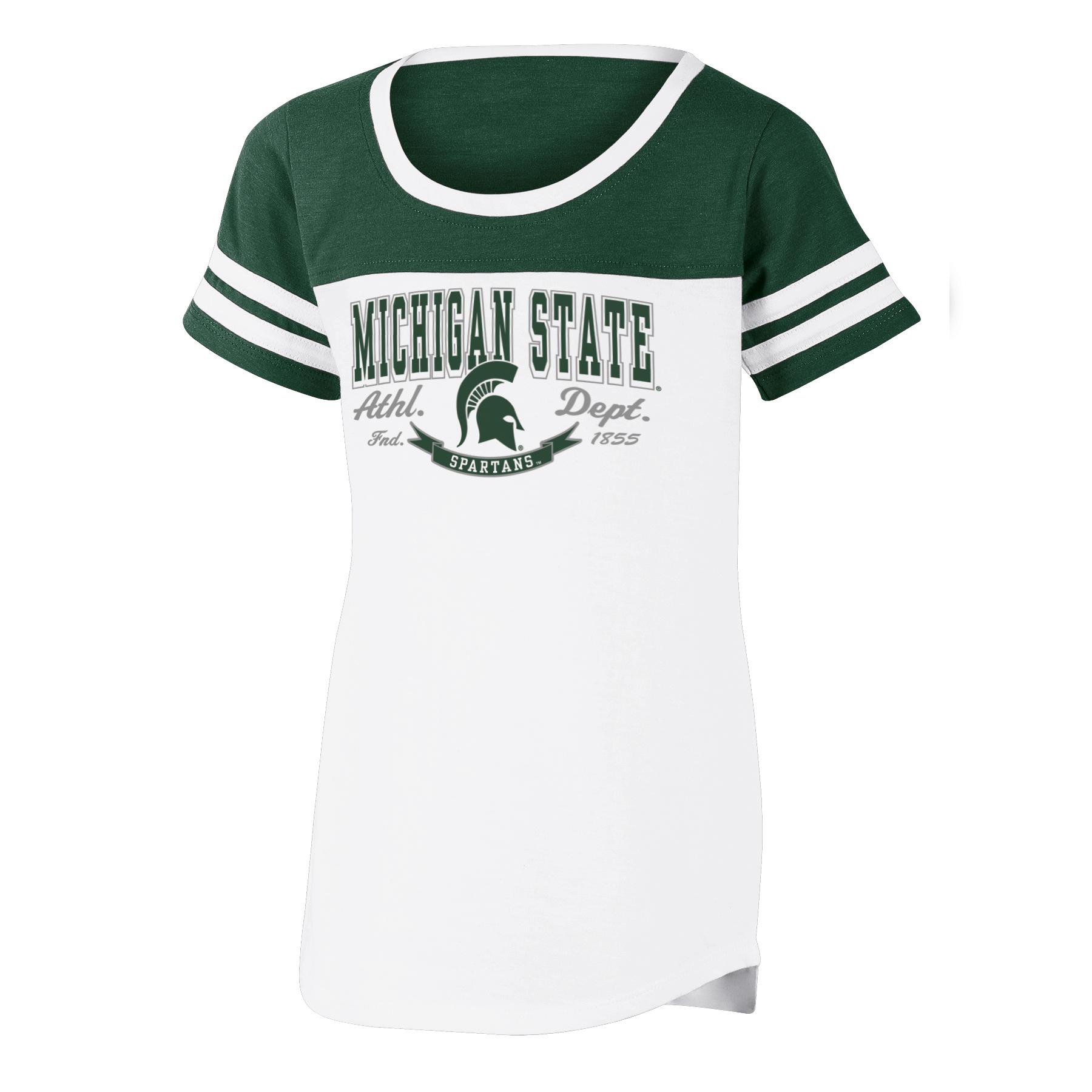 NCAA Girls' T-Shirt - Michigan State Spartans, Size: Small NCAA Girls' T-Shirt - Michigan State Spartans, Size: Small