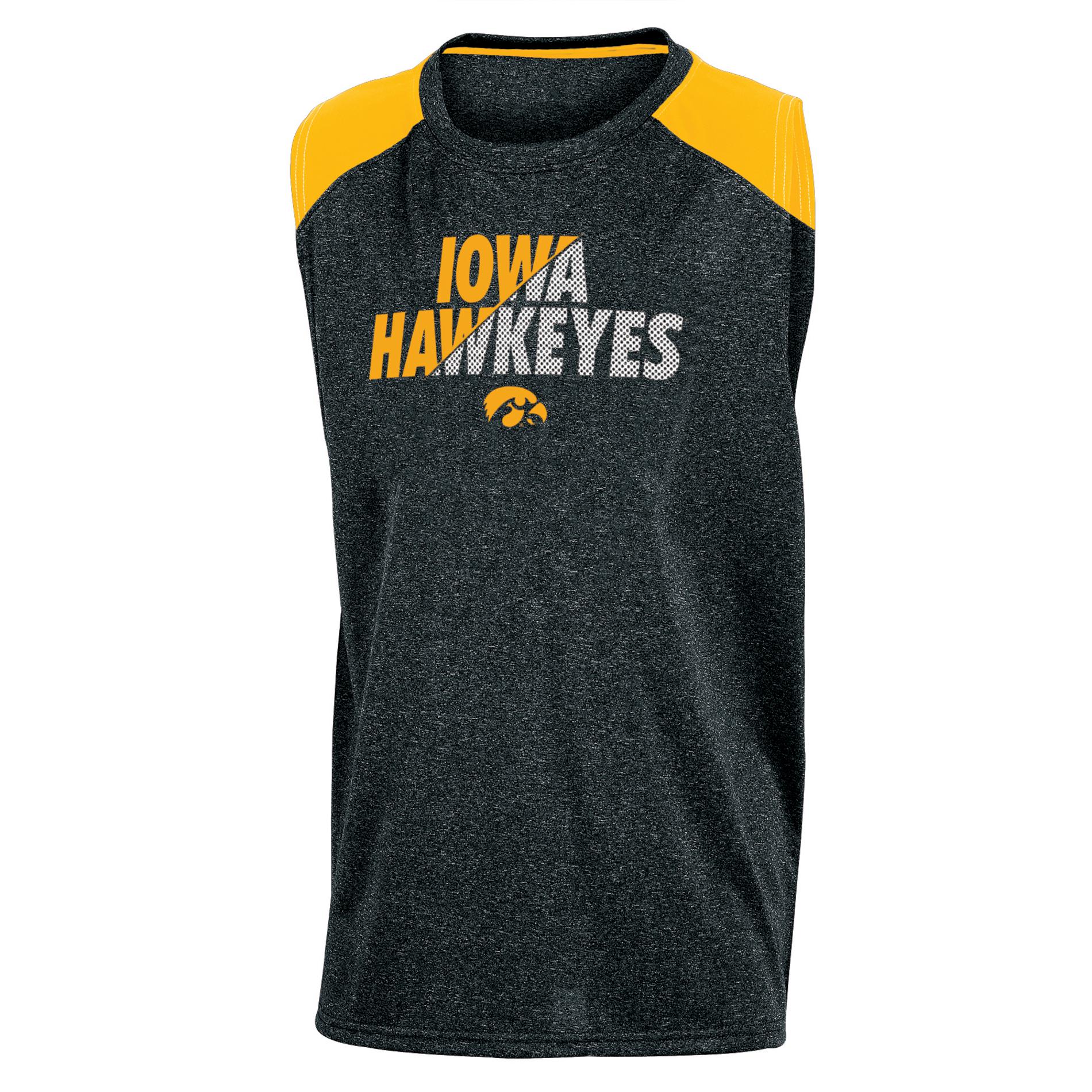 NCAA Boys' Muscle Shirt - Iowa Hawkeyes