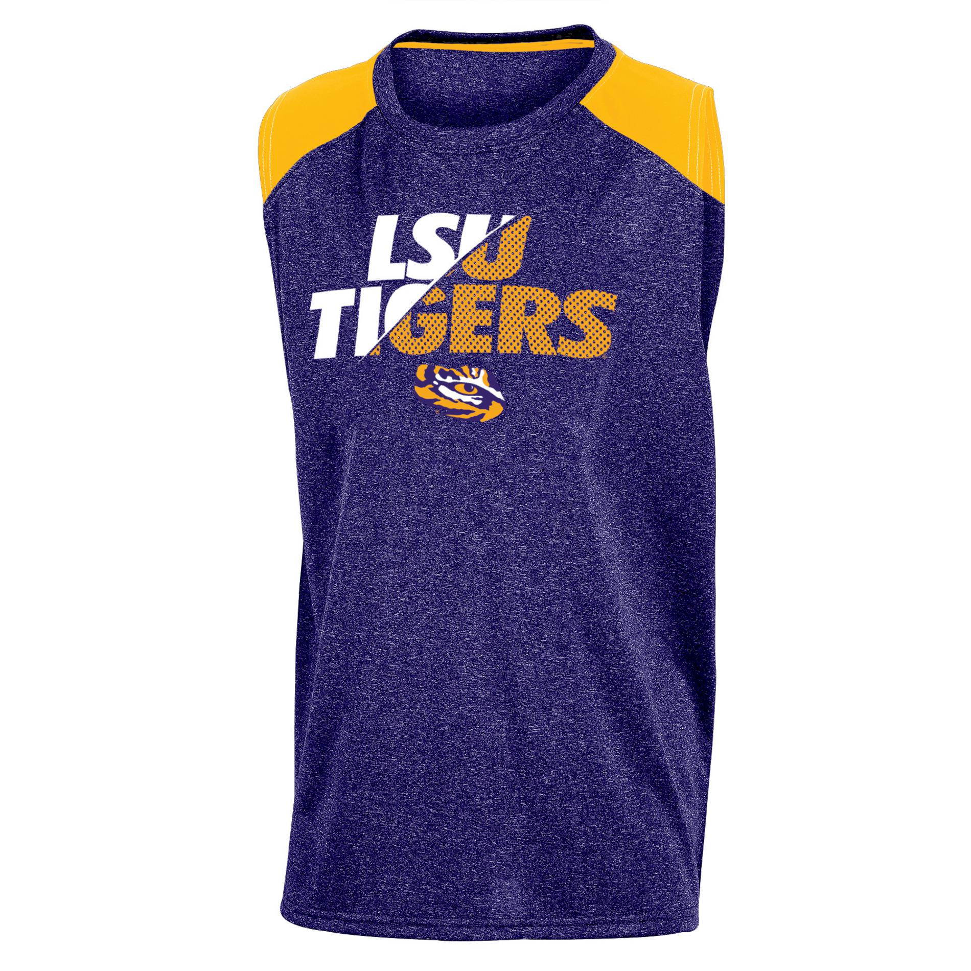 NCAA Boys' Muscle Shirt - Louisiana State Tigers