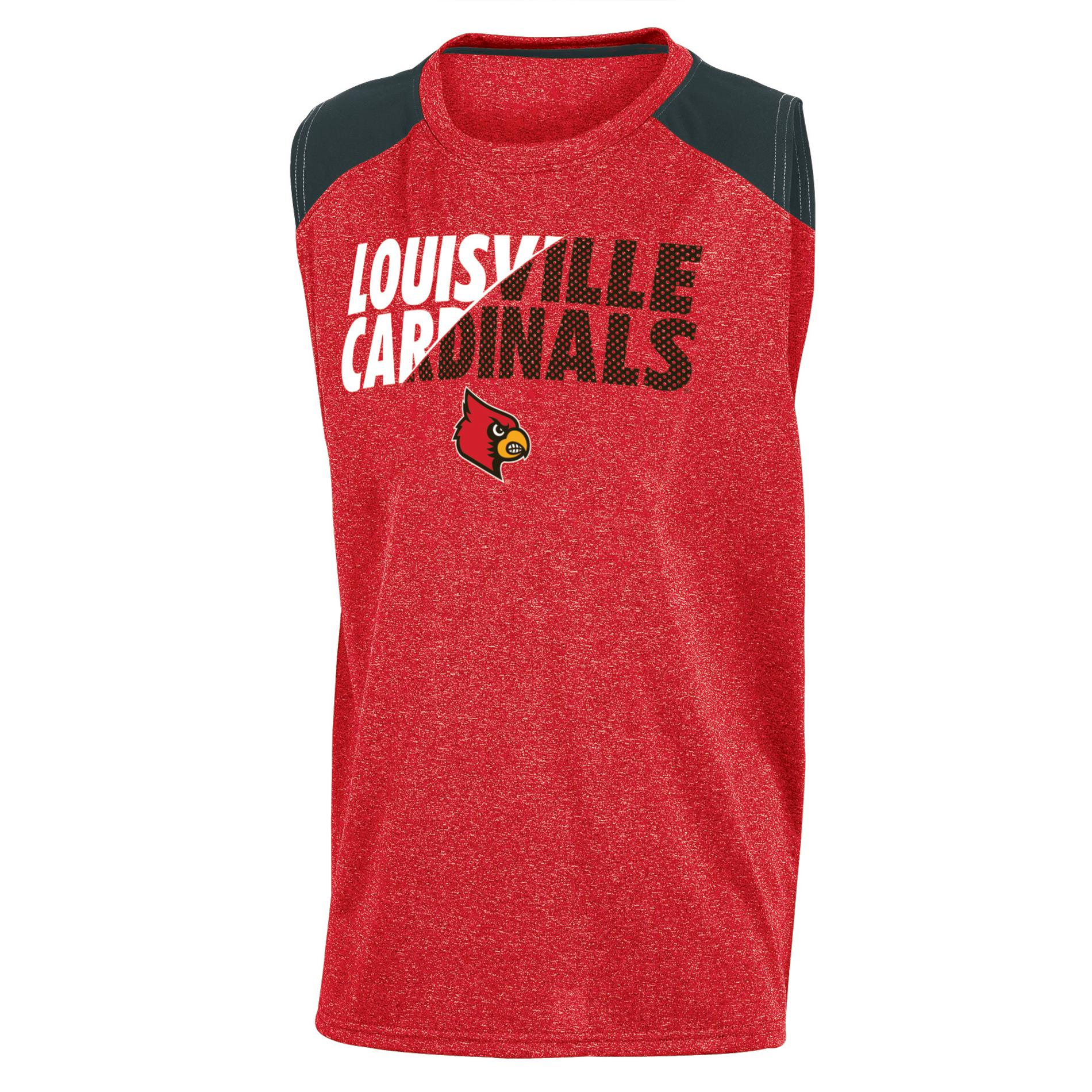 NCAA Boys' Muscle Shirt - Louisville Cardinals