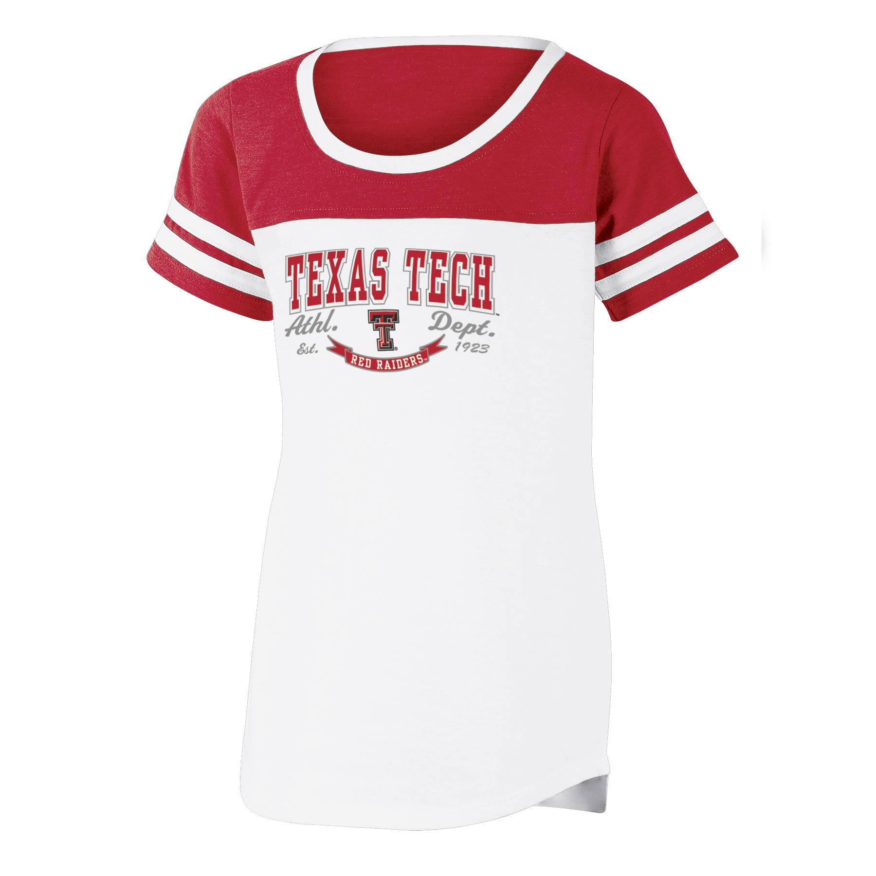 NCAA Girls' T-Shirt - Texas Tech Red Raiders, Size: Small NCAA Girls' T-Shirt - Texas Tech Red Raiders, Size: Small