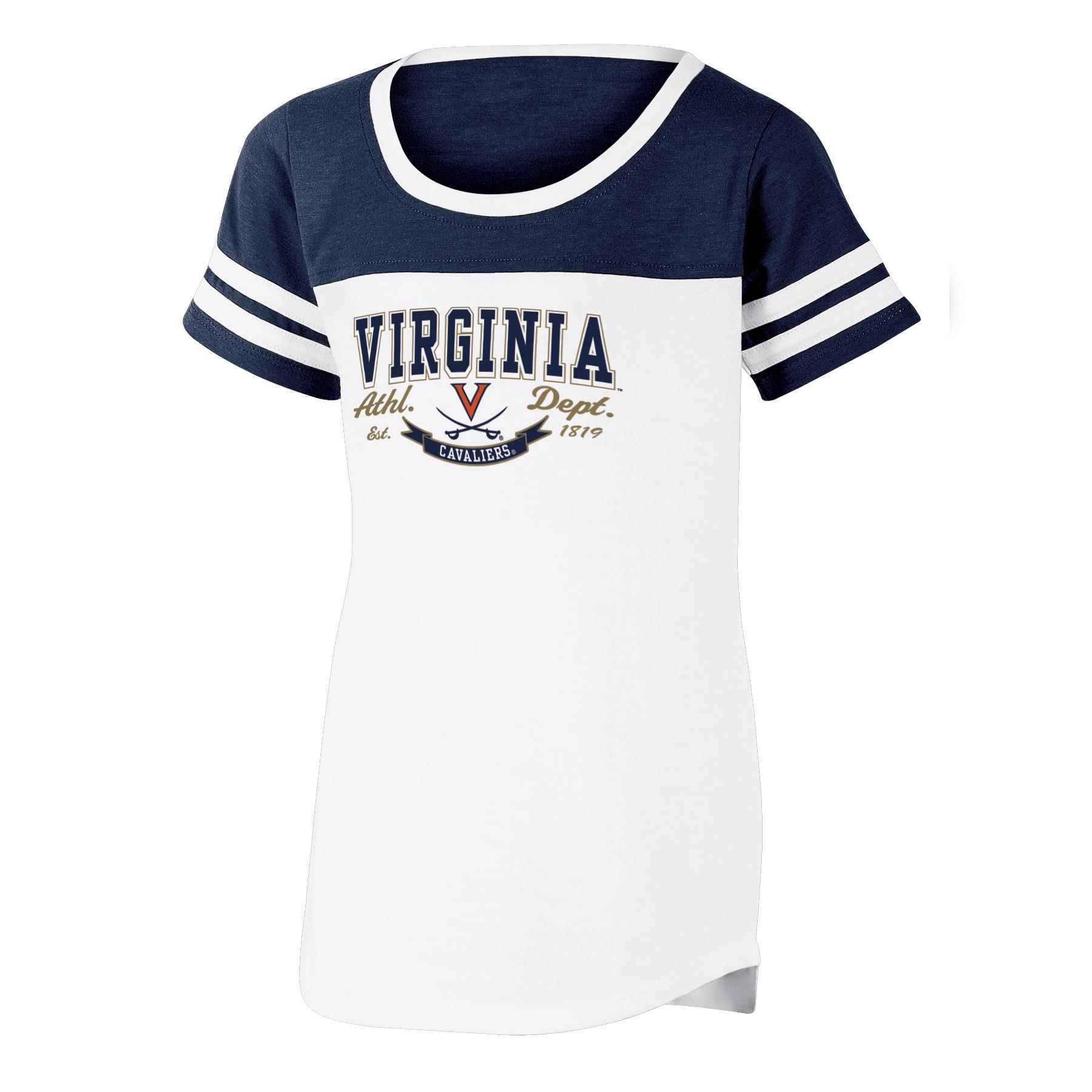 NCAA Girls' T-Shirt - Virginia Cavaliers, Size: XL NCAA Girls' T-Shirt - Virginia Cavaliers, Size: XL