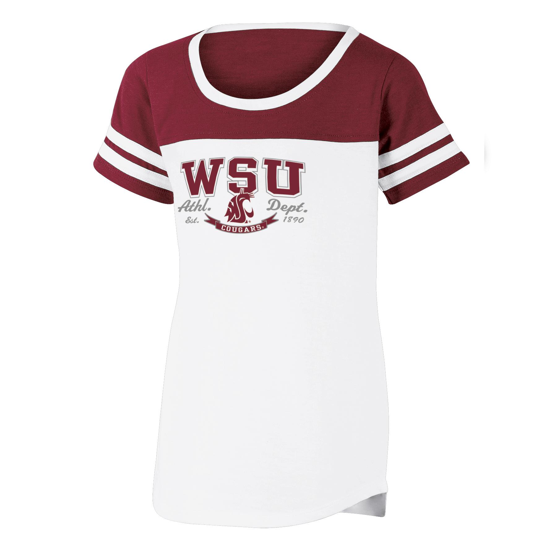 NCAA Girls' T-Shirt - Washington State Cougars, Size: Medium NCAA Girls' T-Shirt - Washington State Cougars, Size: Medium