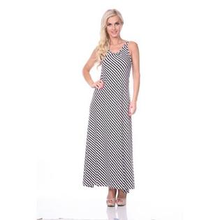 backless striped dress STRIPED PRINT TIED BACKLESS MINI DRESS  Khloe and Co