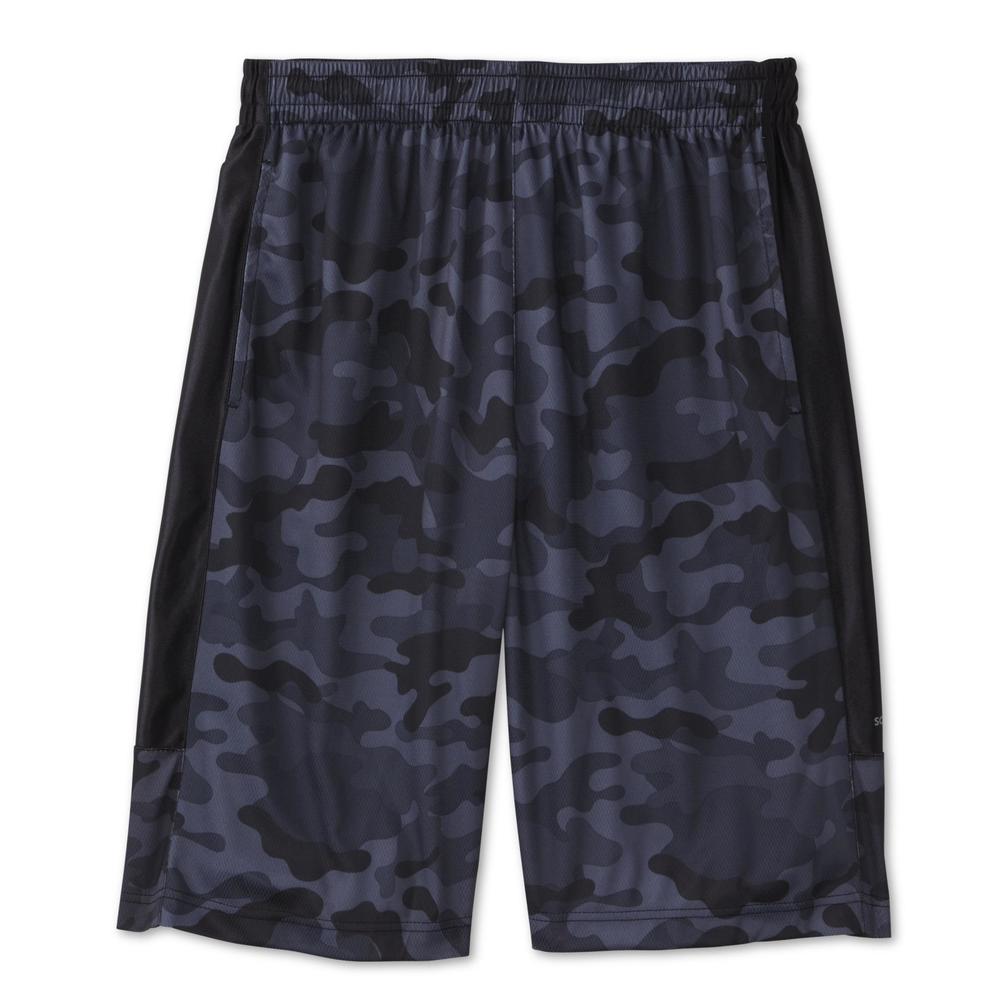 Southpole Young Men's Basketball Shorts - Camouflage