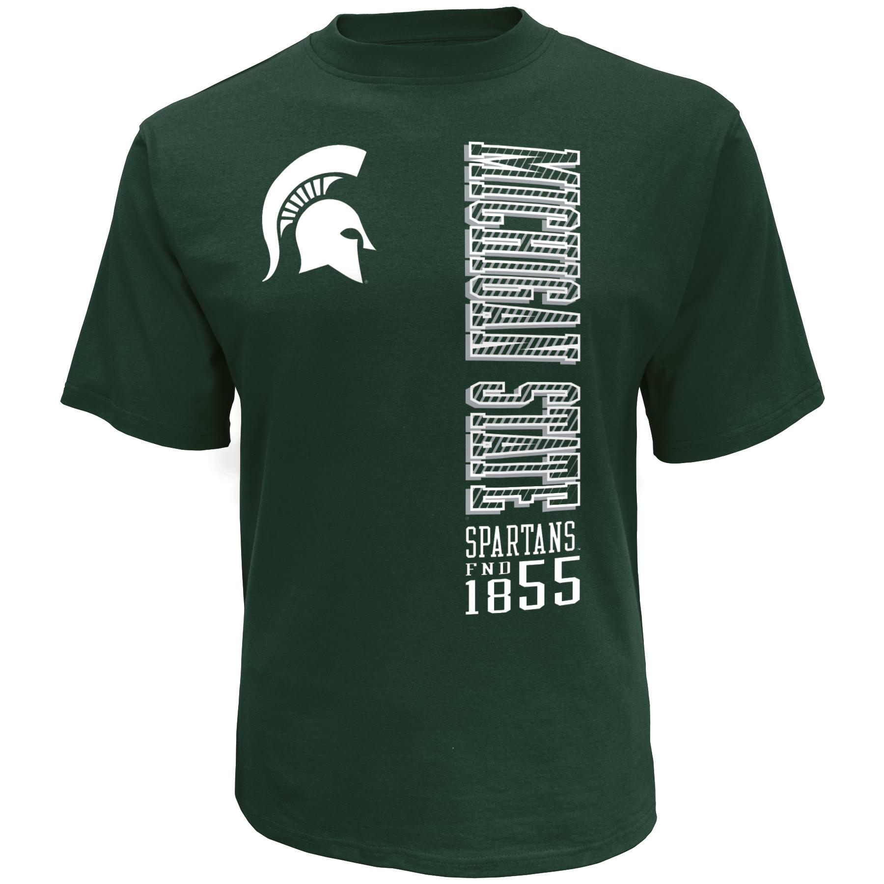 NCAA Men's Big & Tall Graphic T-Shirt - Michigan State Spartans
