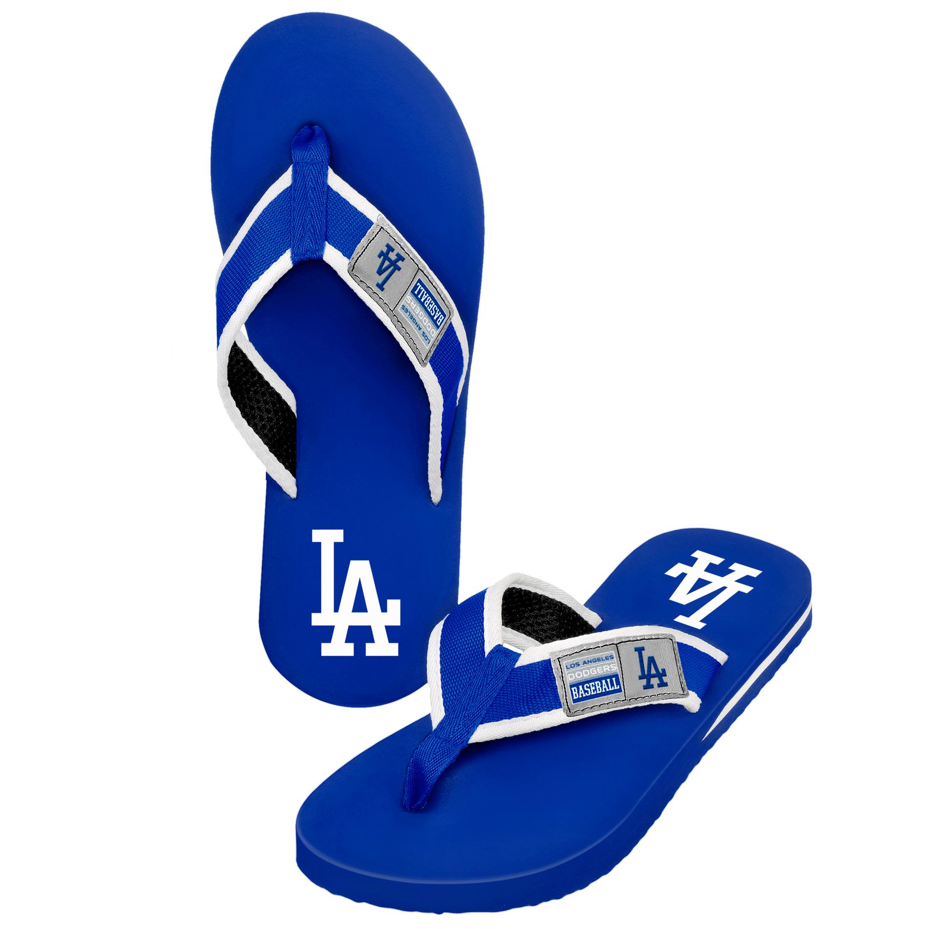 MLB Men's  Flip-Flop - Los Angeles Dodgers