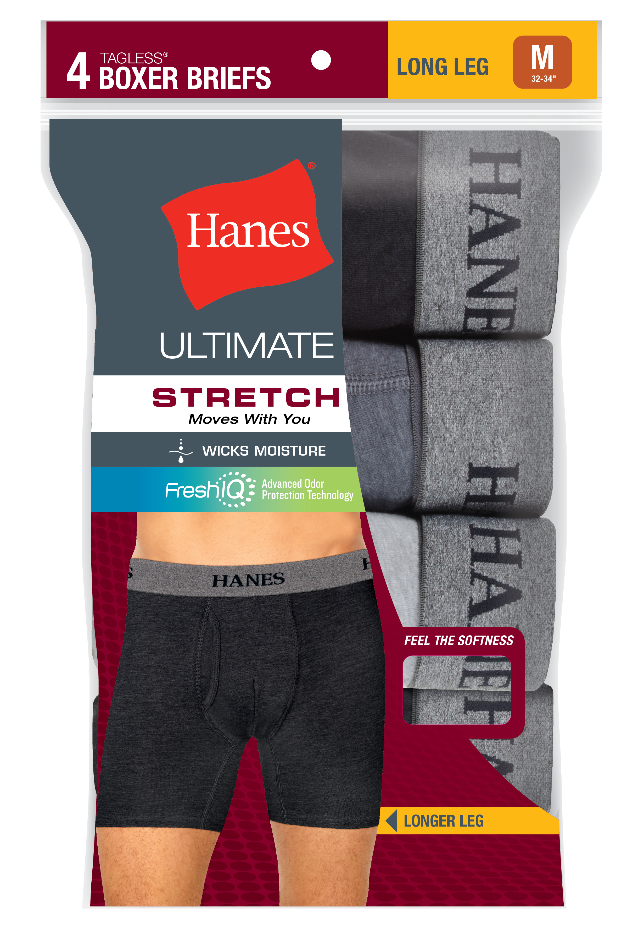 hanes ultimate stretch boxer briefs