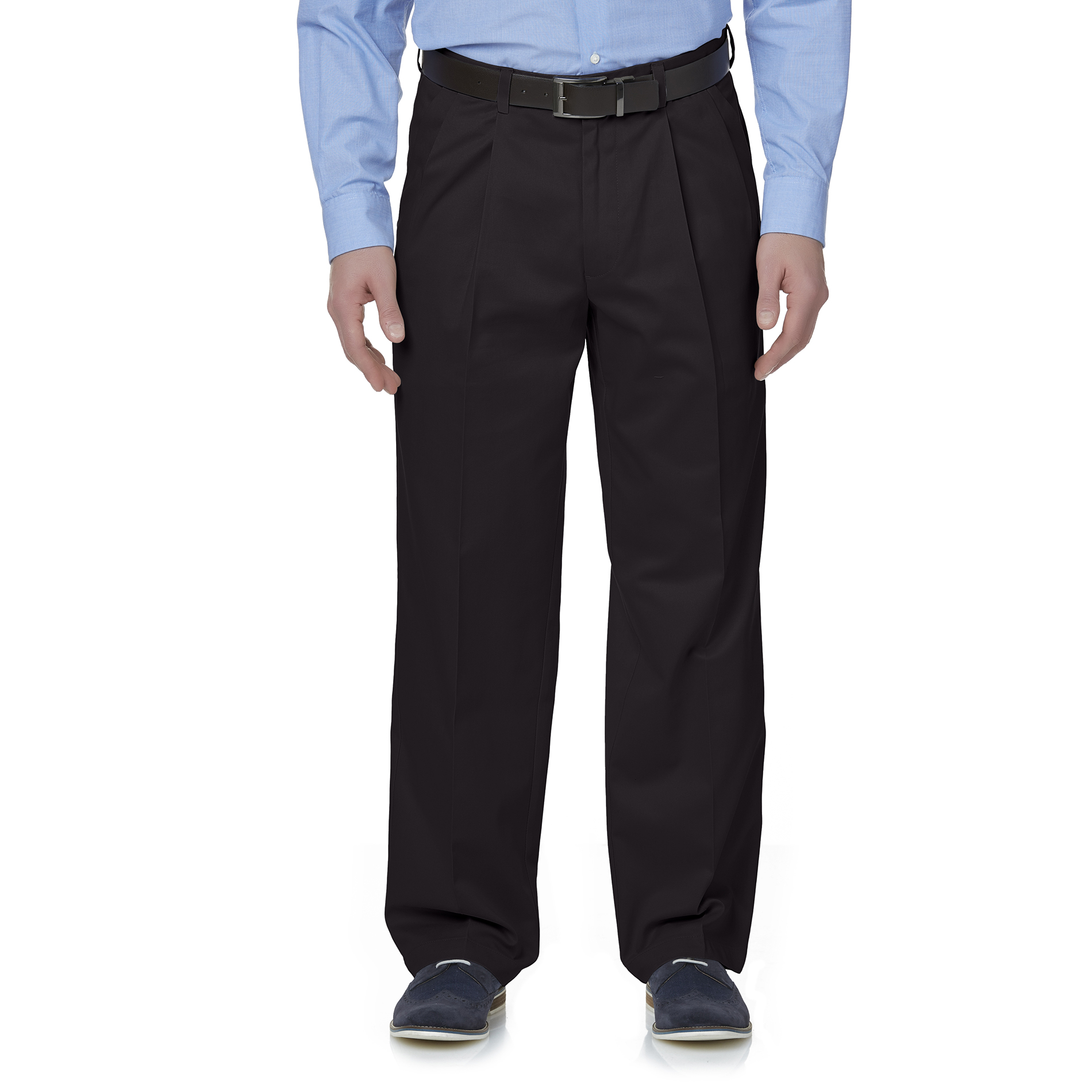 David Taylor Collection Men's Comfort Fit Pleated Dress Pants | Shop ...