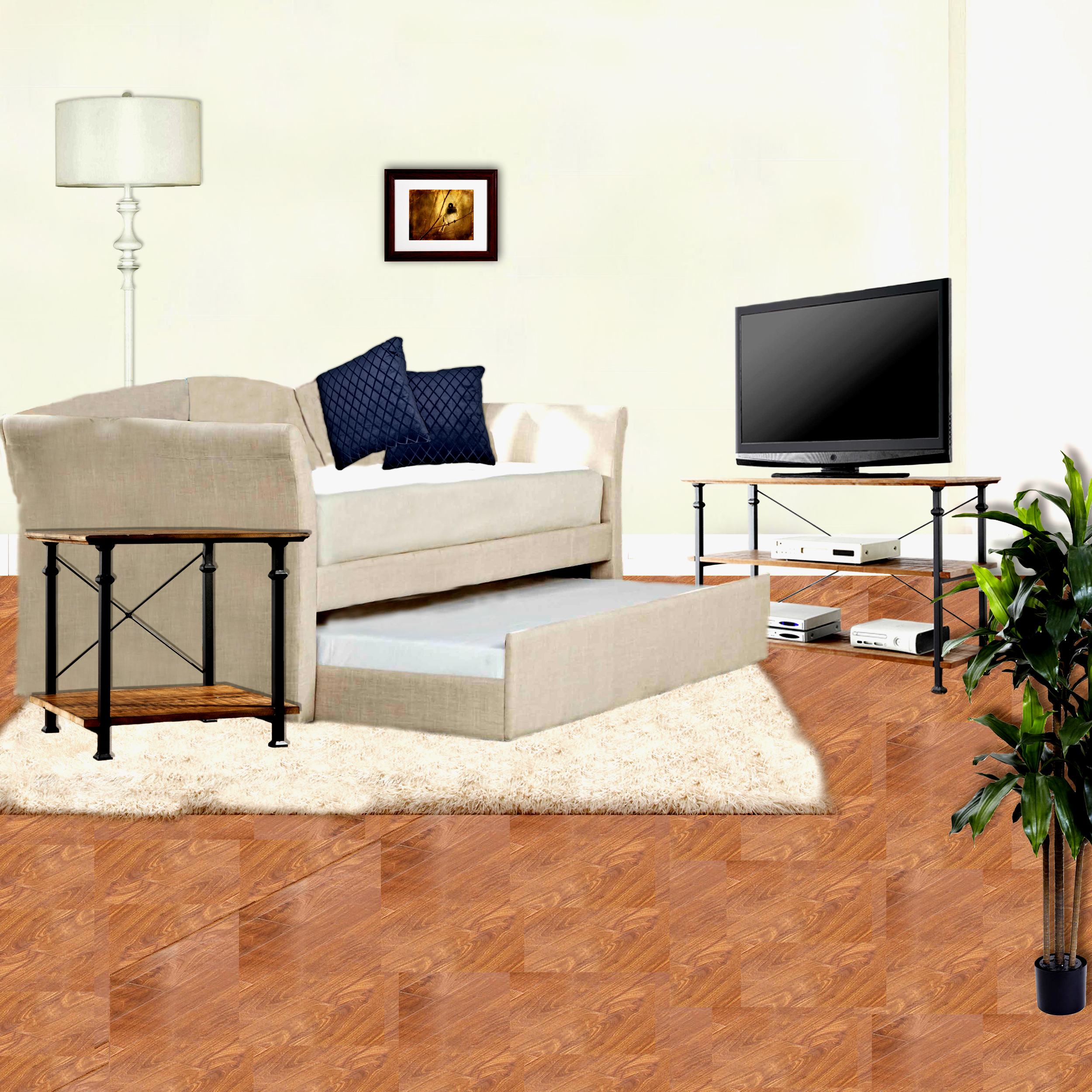 Blake Industrial Living Room Home Furniture Furniture