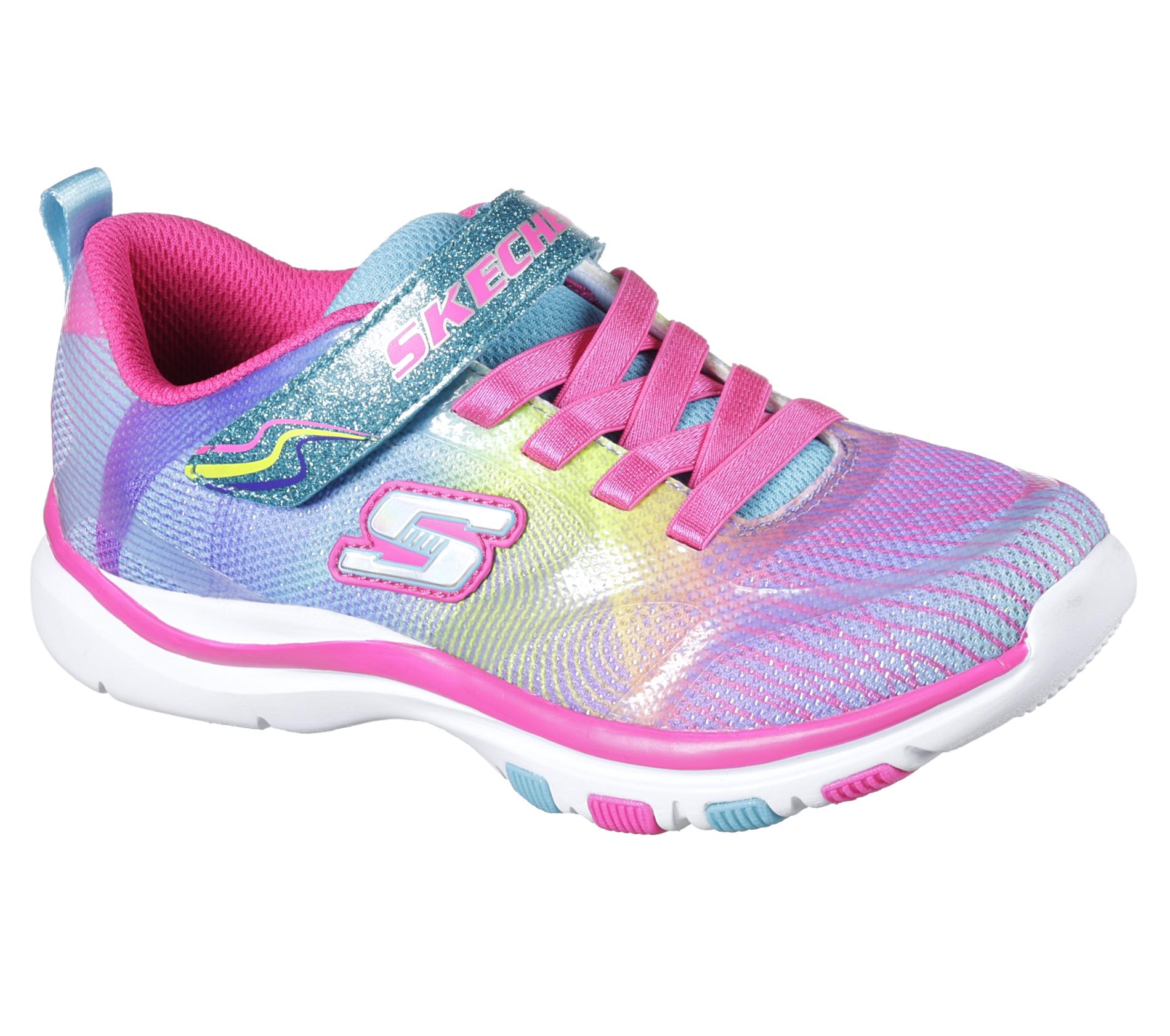  Skechers  Girls Dash N  Dazzle Athletic Shoe  Pink Multi 