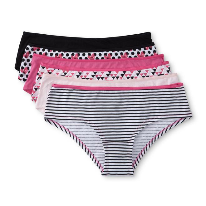 Joe Boxer Women's 6Pack LowRise Hipster Panties