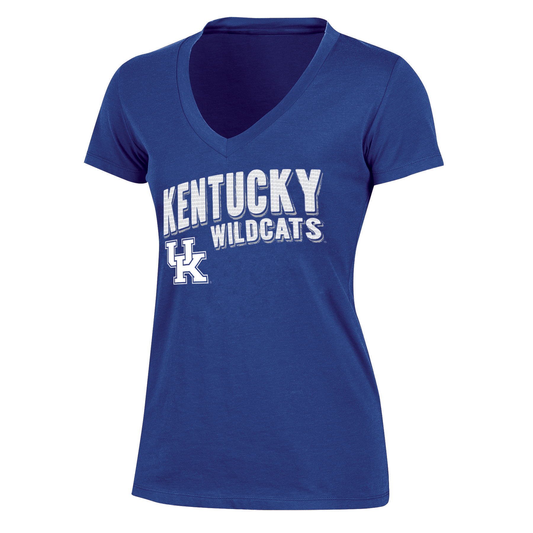 NCAA Women's Plus V-Neck Graphic T-Shirt - Kentucky Wildcats