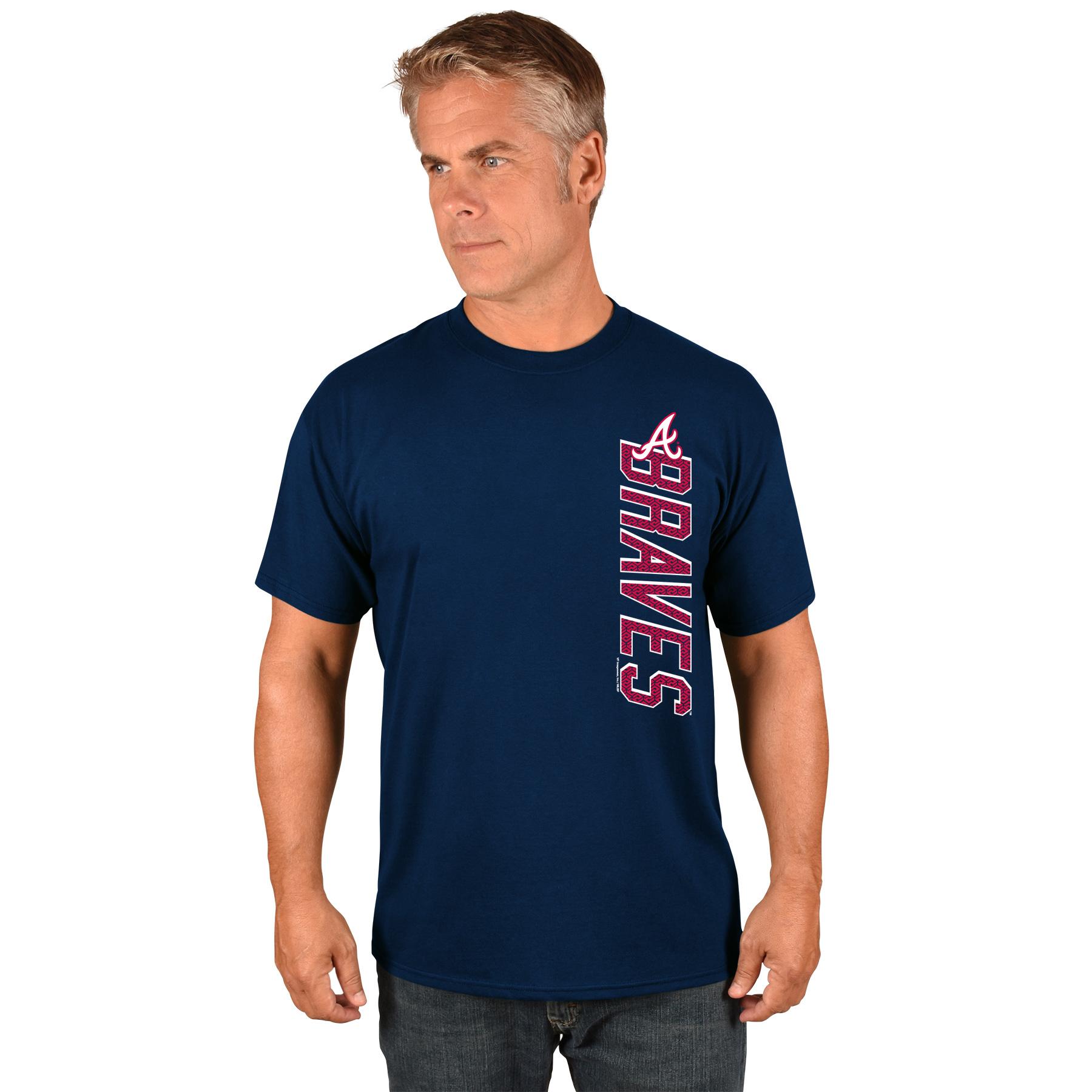 MLB Men's Big & Tall Graphic T-Shirt - Atlanta Braves