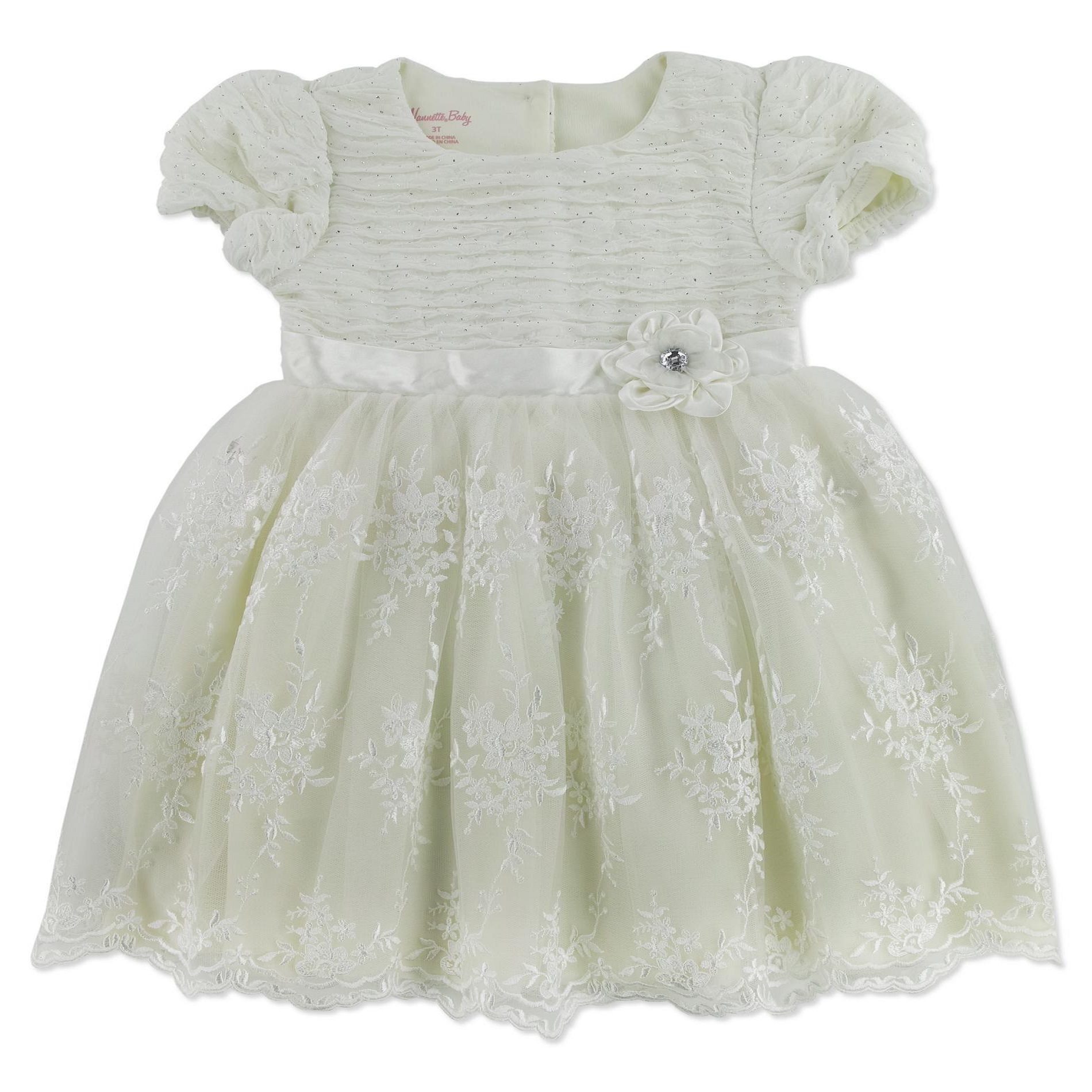Nanette Newborn, Infant & Toddler Girls' Lace Occasion Dress - Floral