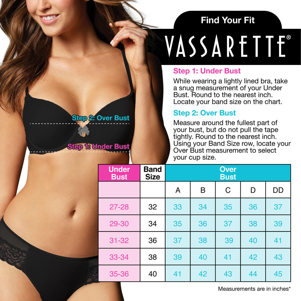 Vassarette Women's Soft 'N Smooth Wire-Free T-Shirt Bra 4872239