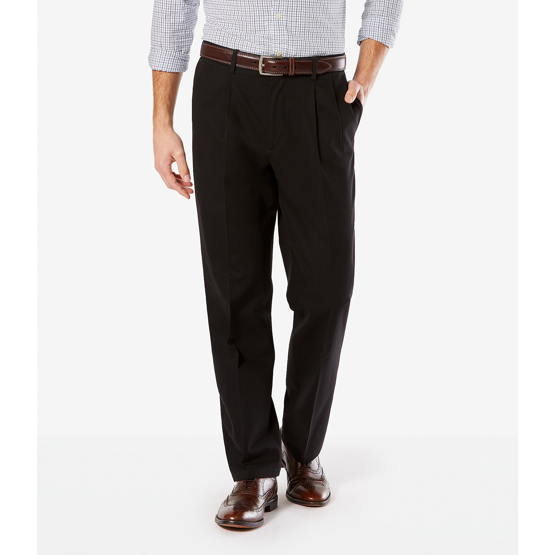 Dockers Men's Big & Tall Signature Khaki Pants - Pleated | Shop Your ...