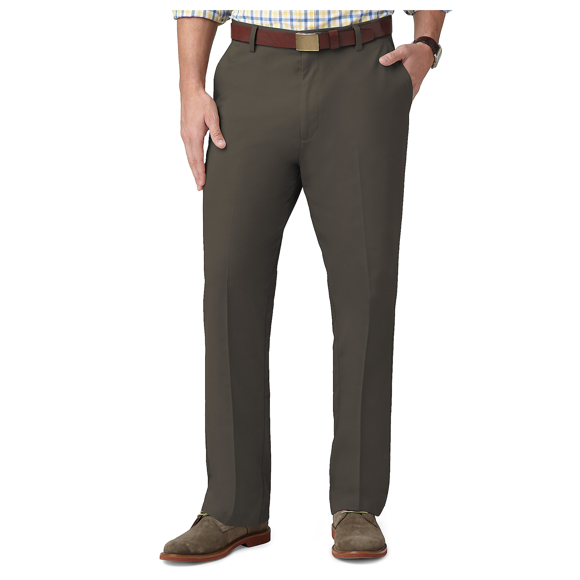 Dockers Men's Easy Khaki D3 Classic Fit Flat Front Pants