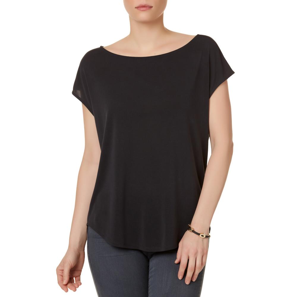 Simply Styled Women's Boat Neck Top