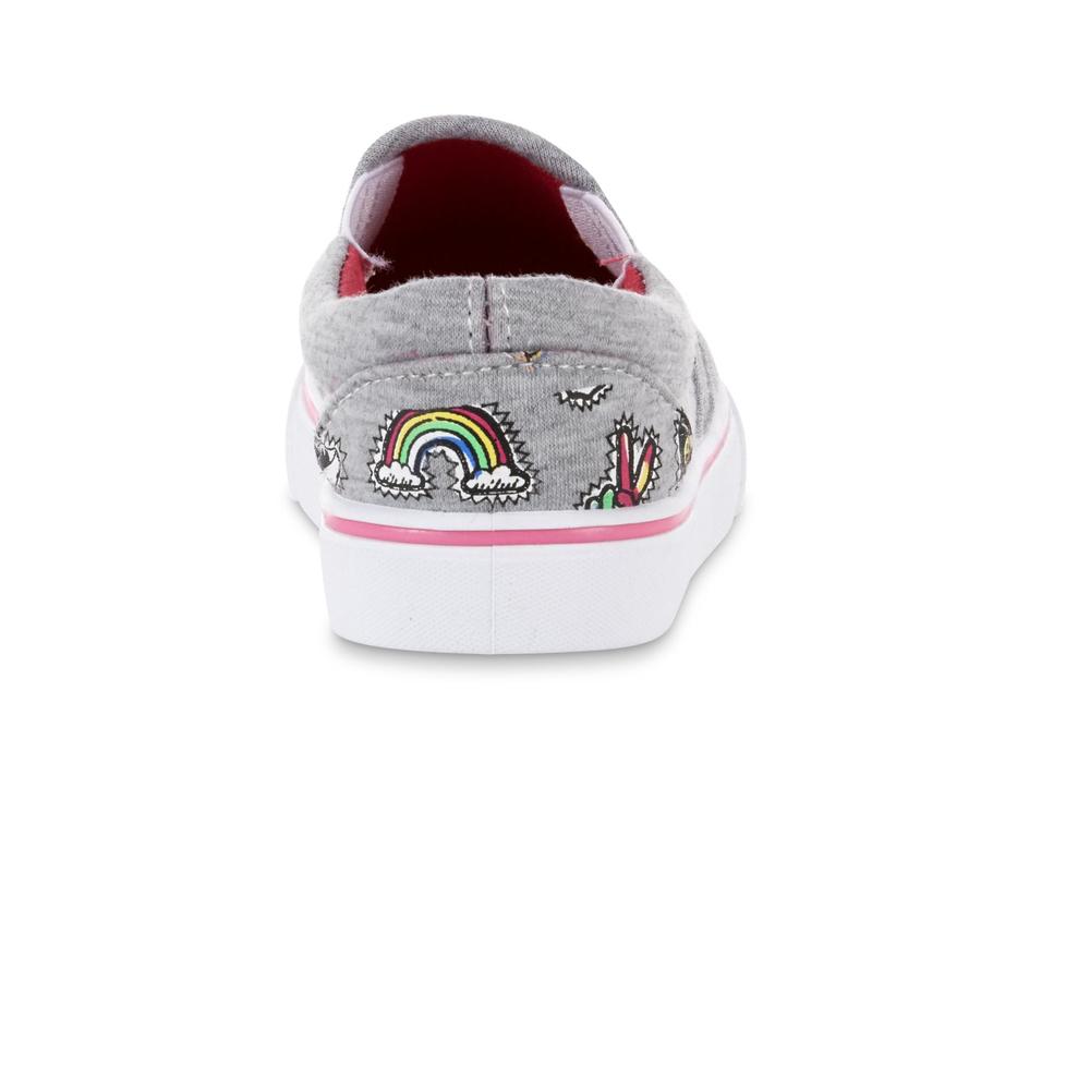 Basic Editions Toddler Girls' Twin Gray Fashion Sneaker