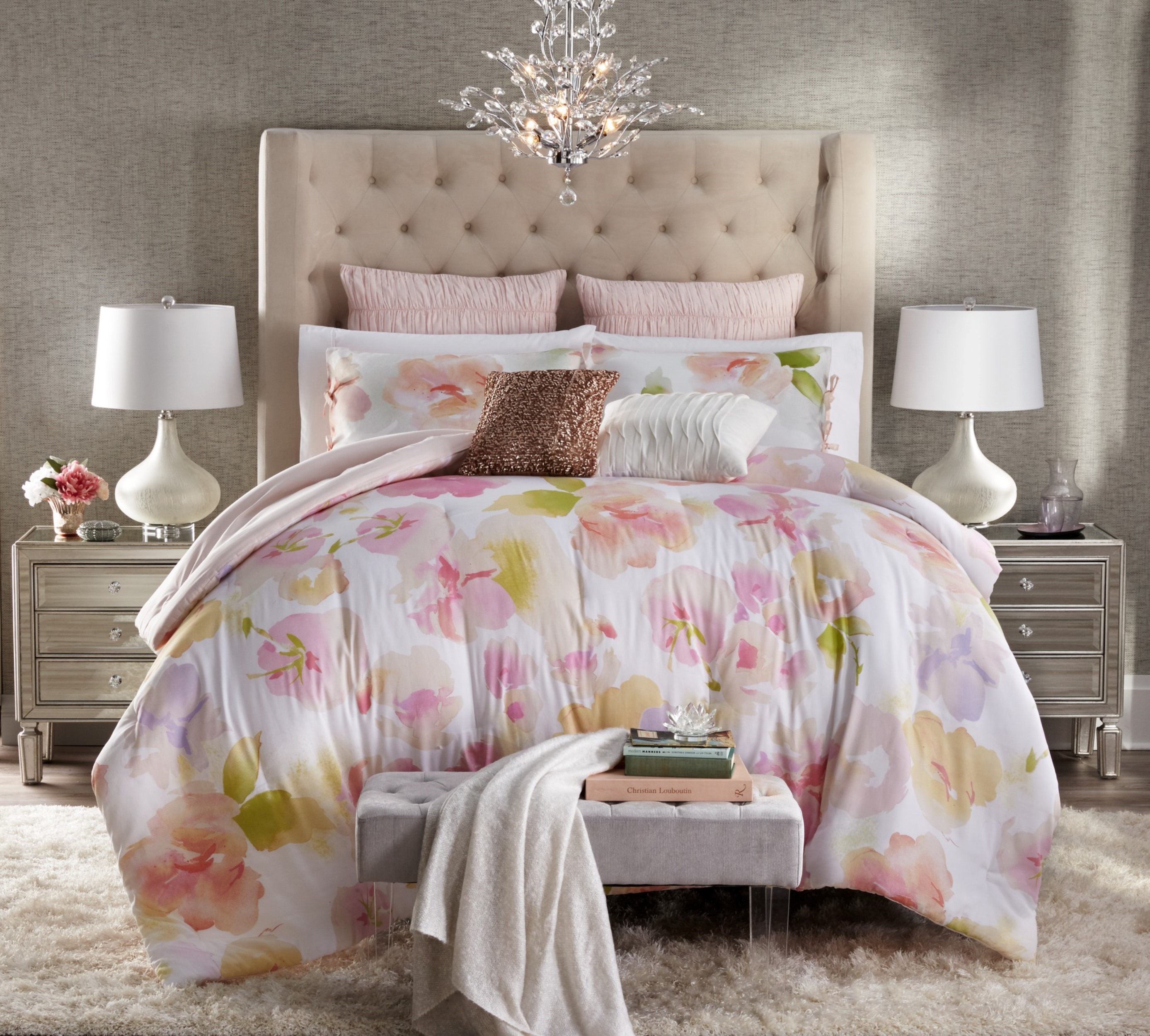 Jaclyn Smith 5 Piece Comforter Set California Dreaming