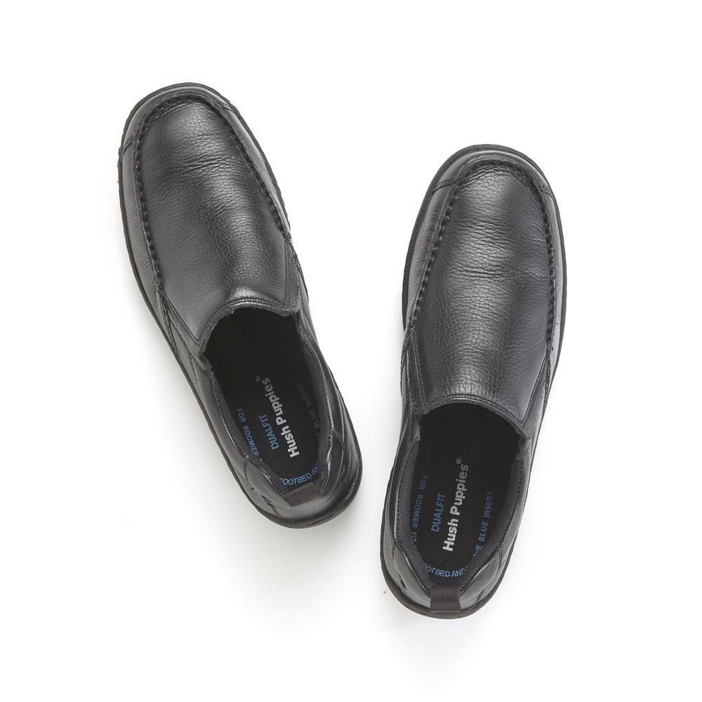 Hush Puppies Men's Belfast Black Loafer - Extra Wide Width Available