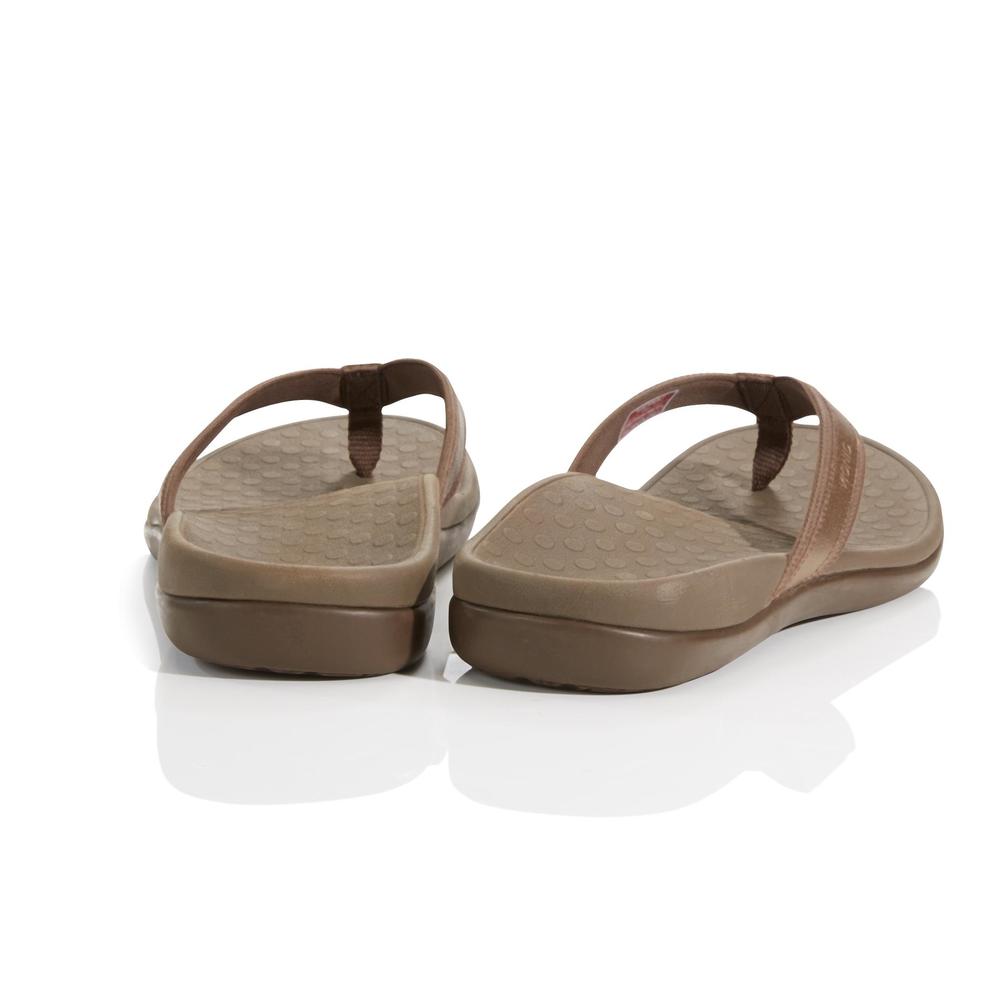 Vionic Women's Tide II Brown/Copper Thong Sandal