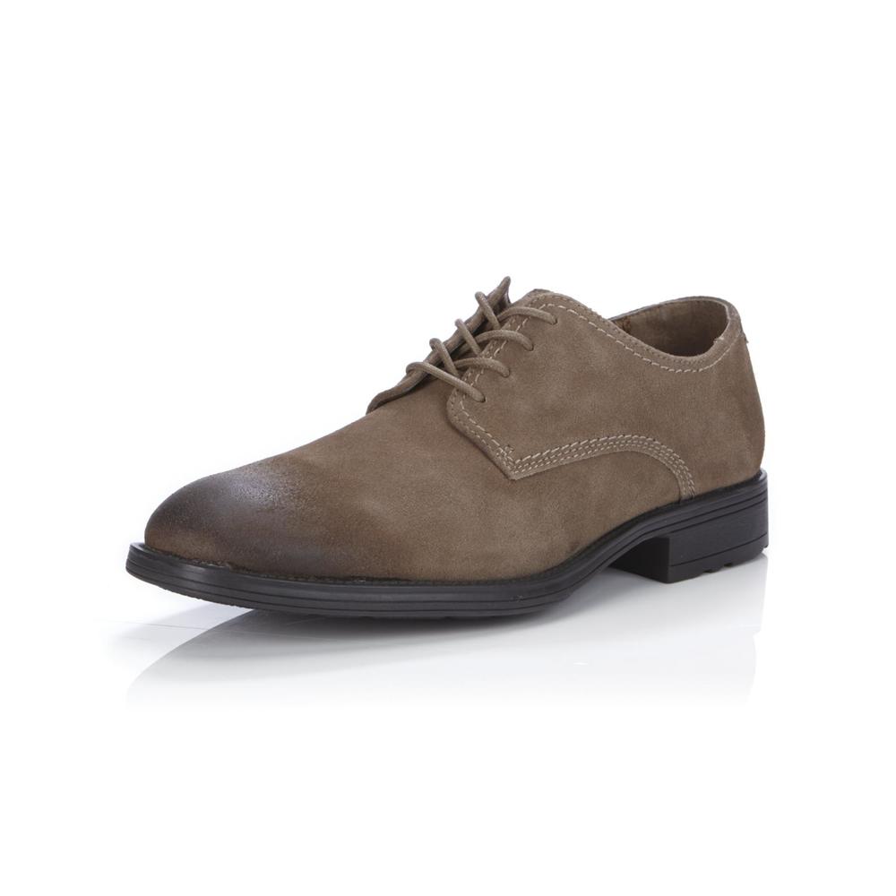 Hush Puppies Men's Plane Suede Oxford - Taupe