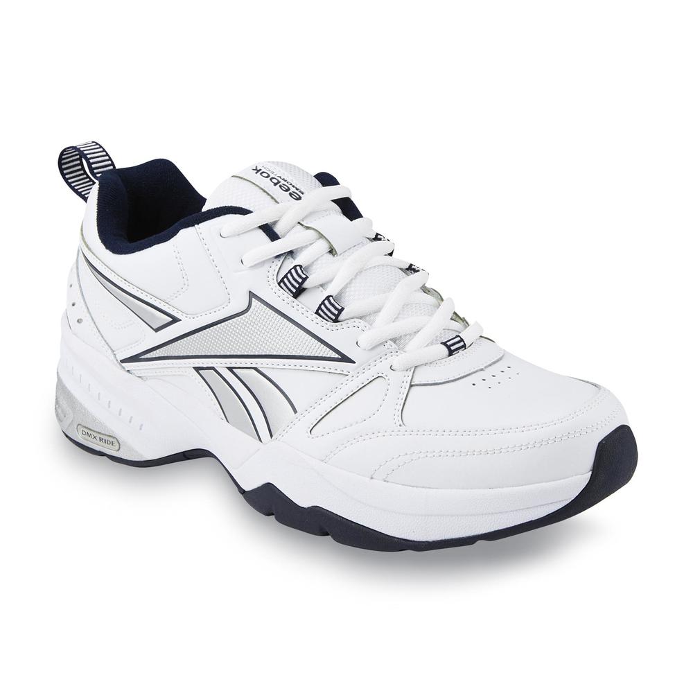 Reebok Men's Royal Trainer Sneaker - White/Navy Wide Width Avail
