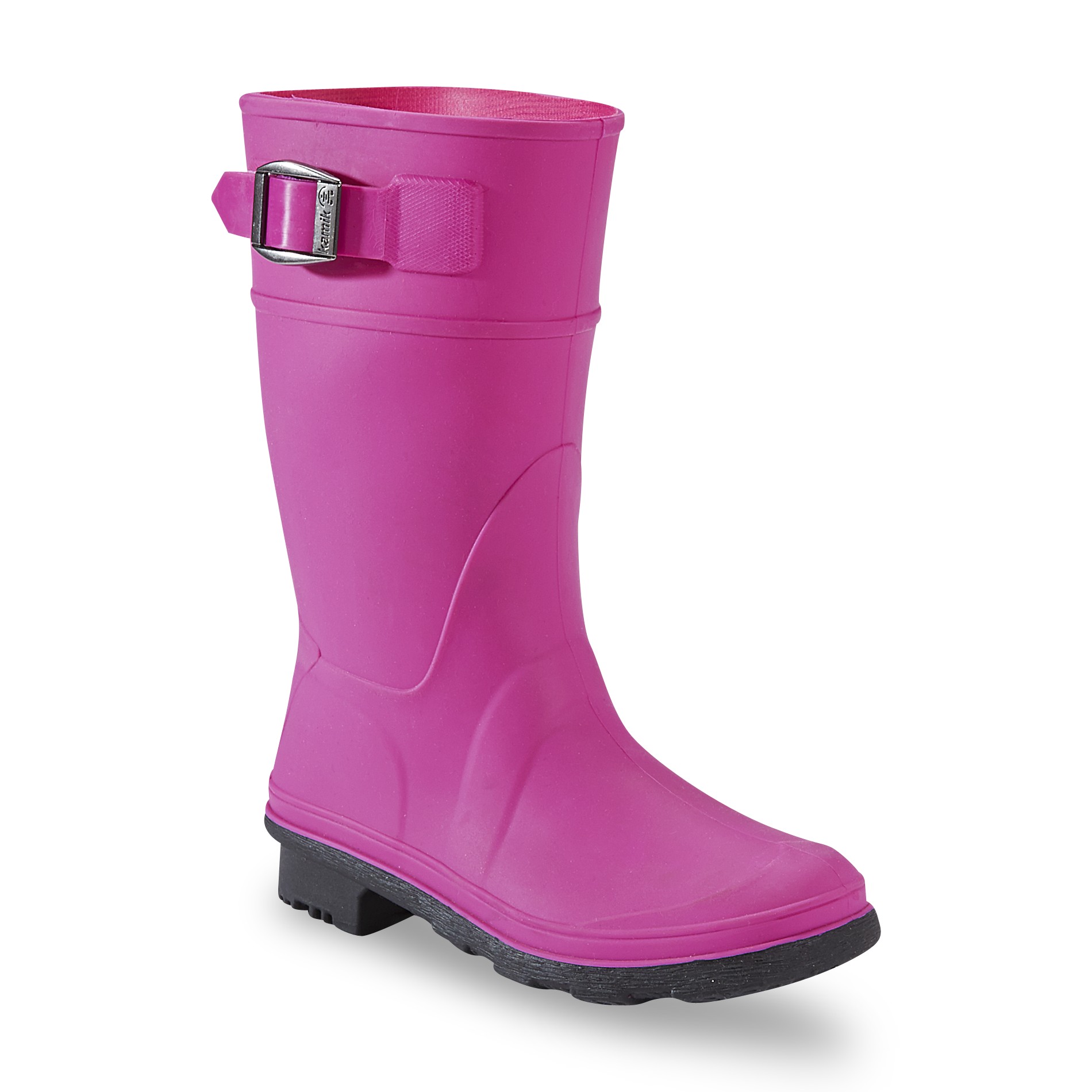 Kamik Girl's Rain Drops Pink Waterproof Rain Boot