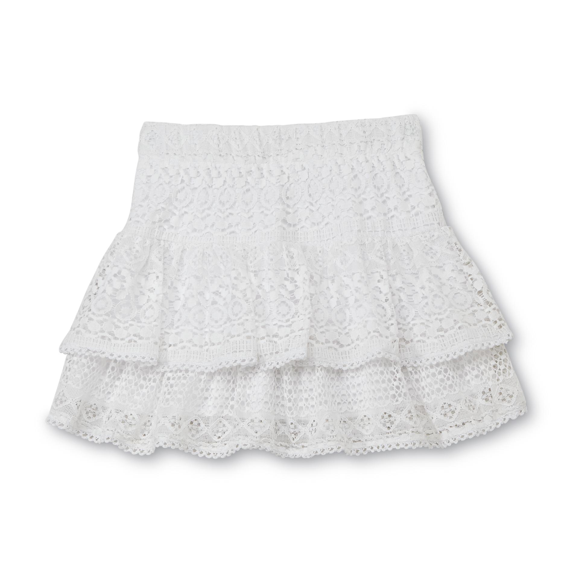 Route 66 Girl's Lace Skirted Shorts