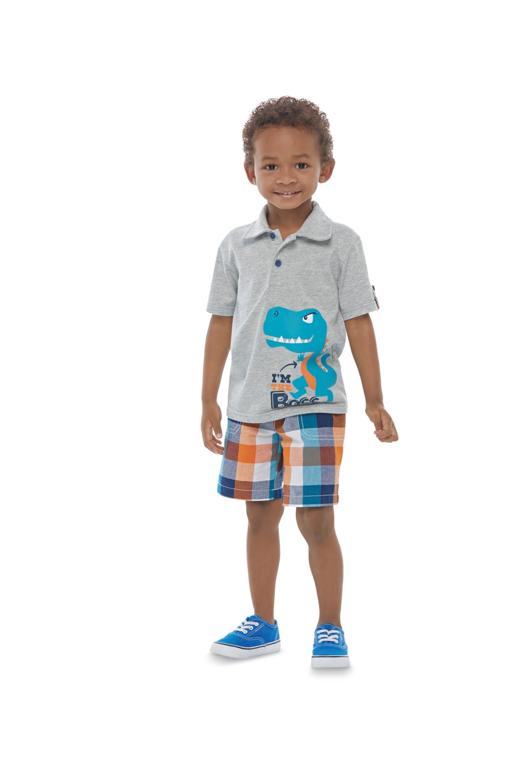 WonderKids Infant & Toddler Boy's Polo Shirt & Shorts - Dinosaur