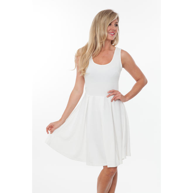 White Mark White 'Crystal' Fit & Flare Dress - Clothing - Women's ...
