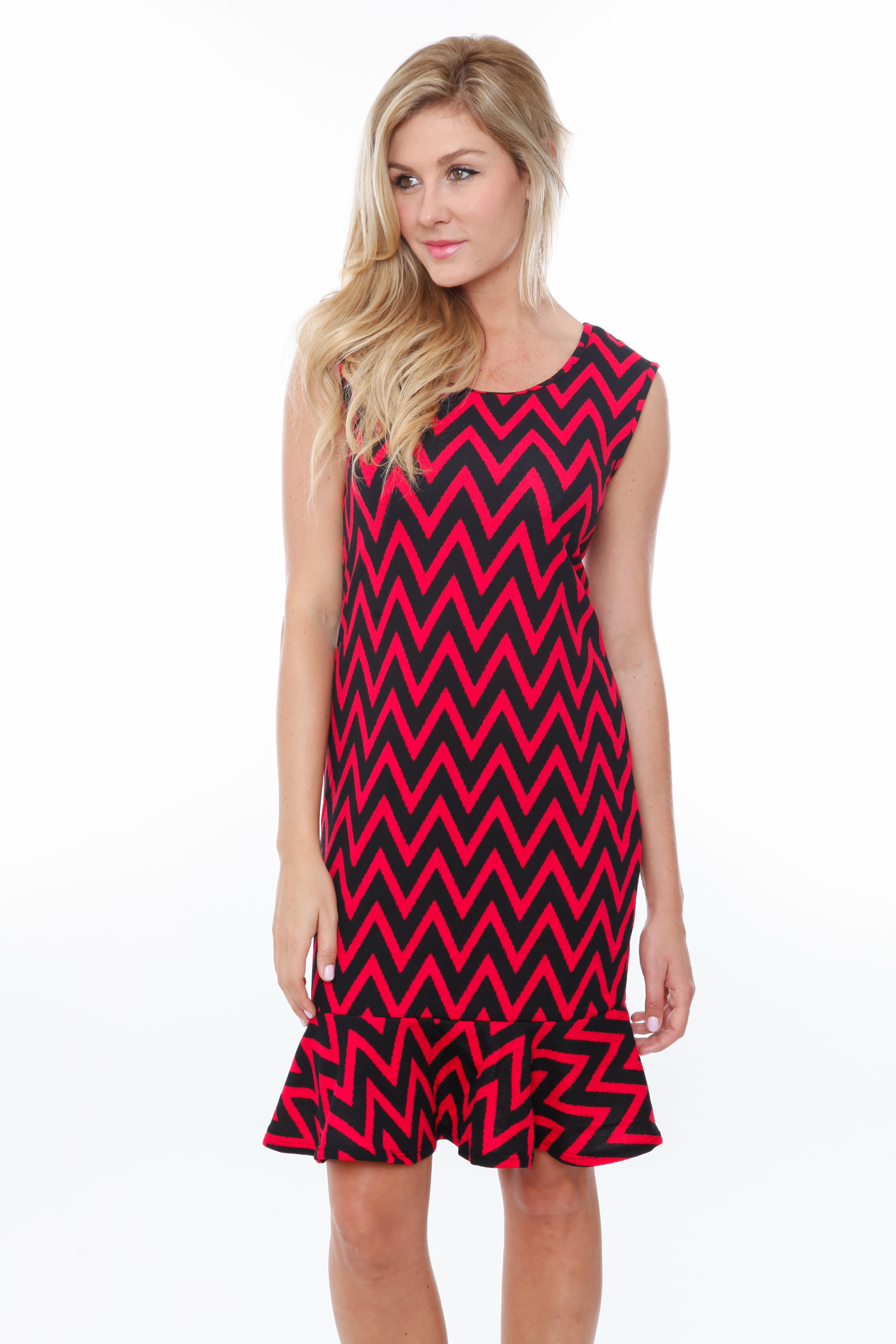 sears burgundy dress