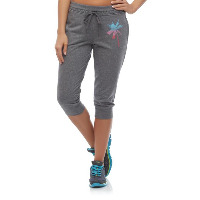 Everlast® Women's Capri Athletic Sweatpants Palm Tree